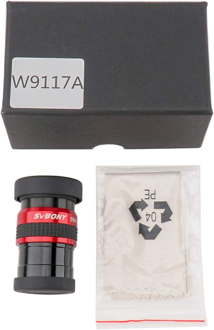 SVBONY SV154 15mm 70 degree 1.25 inch super wide angle eyepiece for planetary and deep-sky observing