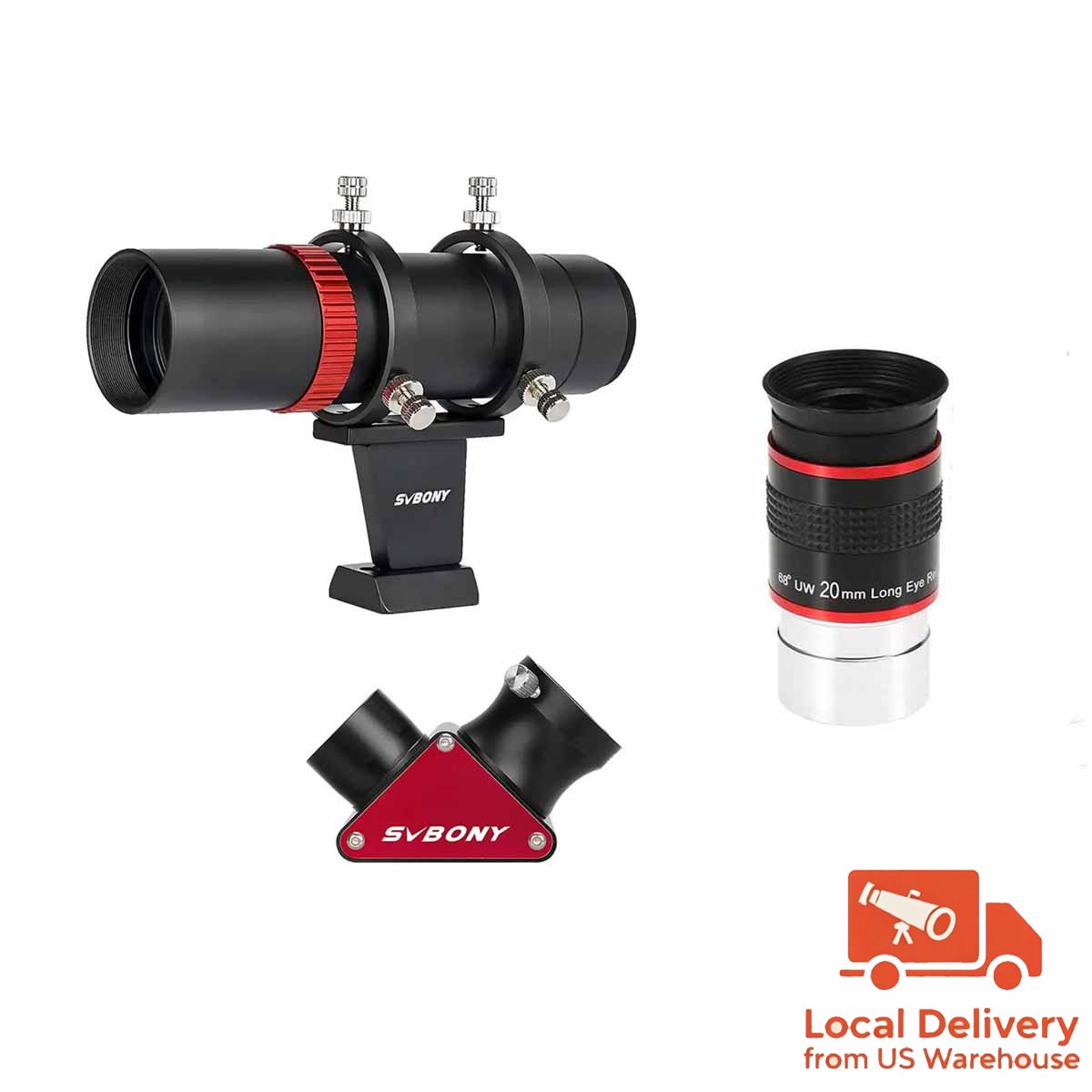 SVBONY SV165 40mm f/4 mini guide scope for autoguiding deep-sky astrophotography