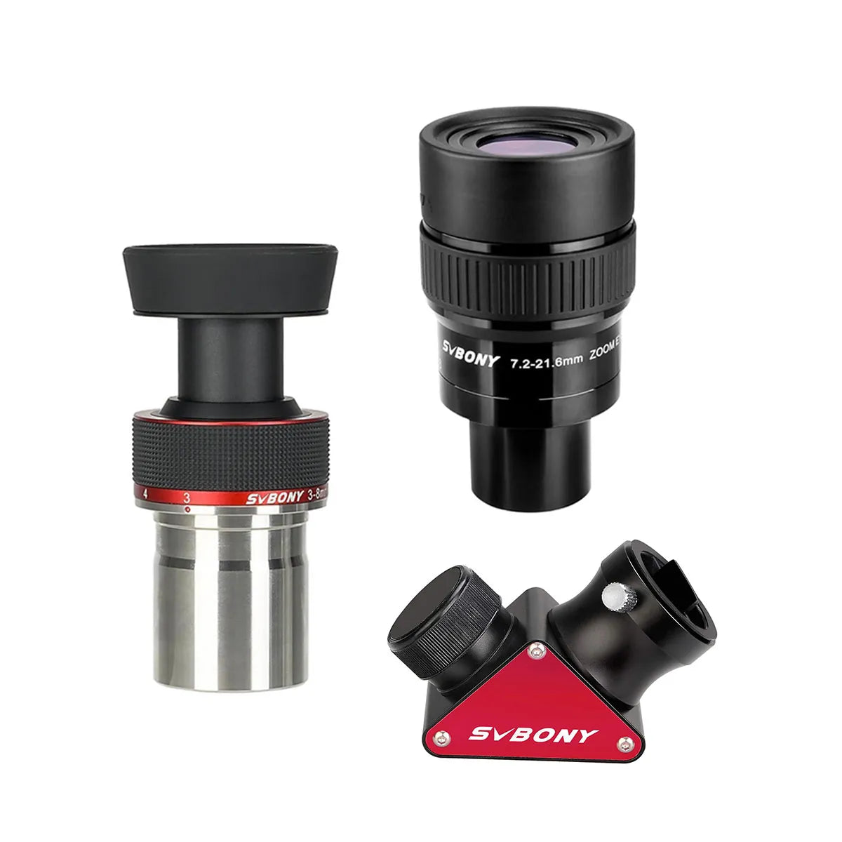 SVBONY SV191 7.2-21.6mm 1.25 inch zoom eyepiece for lunar and planetary observing