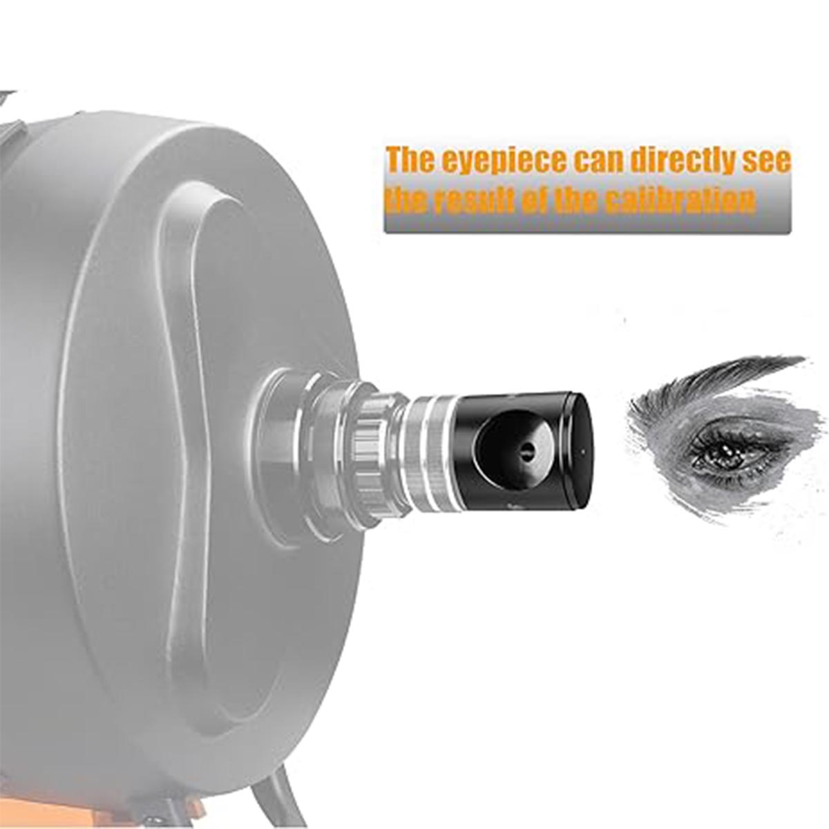 SVBONY SV197 1.25 inch Cheshire collimating eyepiece for Newtonian reflector mirror alignment