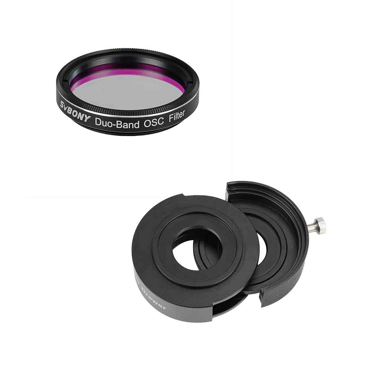 SVBONY SV220 1.25 inch dual-band filter in case