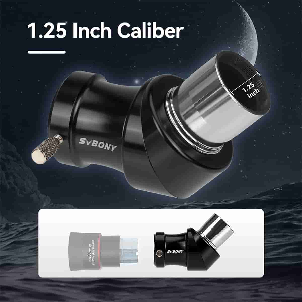 SVBONY SV222 45 degree diagonal thumbscrew