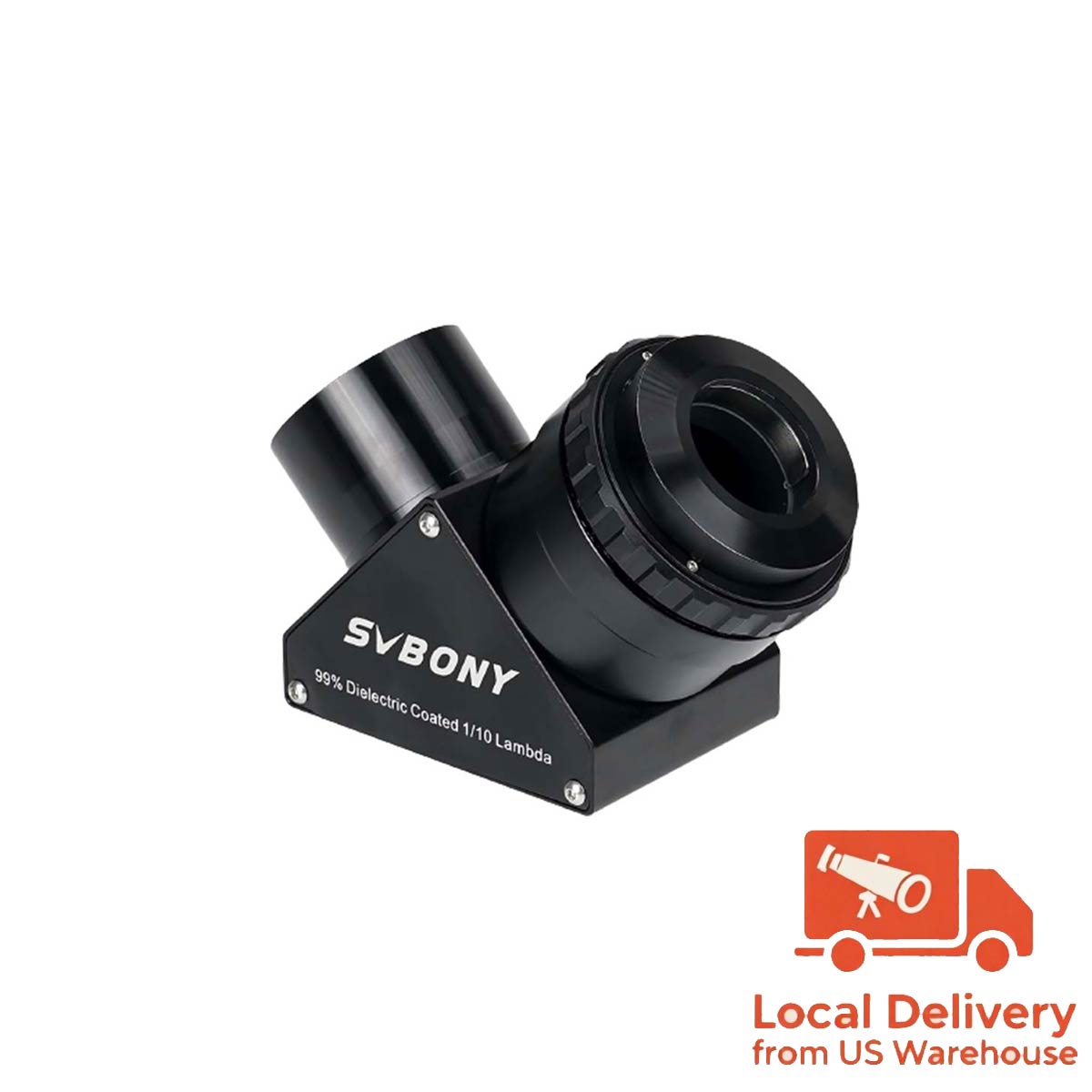 SVBONY SV223 2″ 90 degree Clicklock dielectric mirror star diagonal for visual observing
