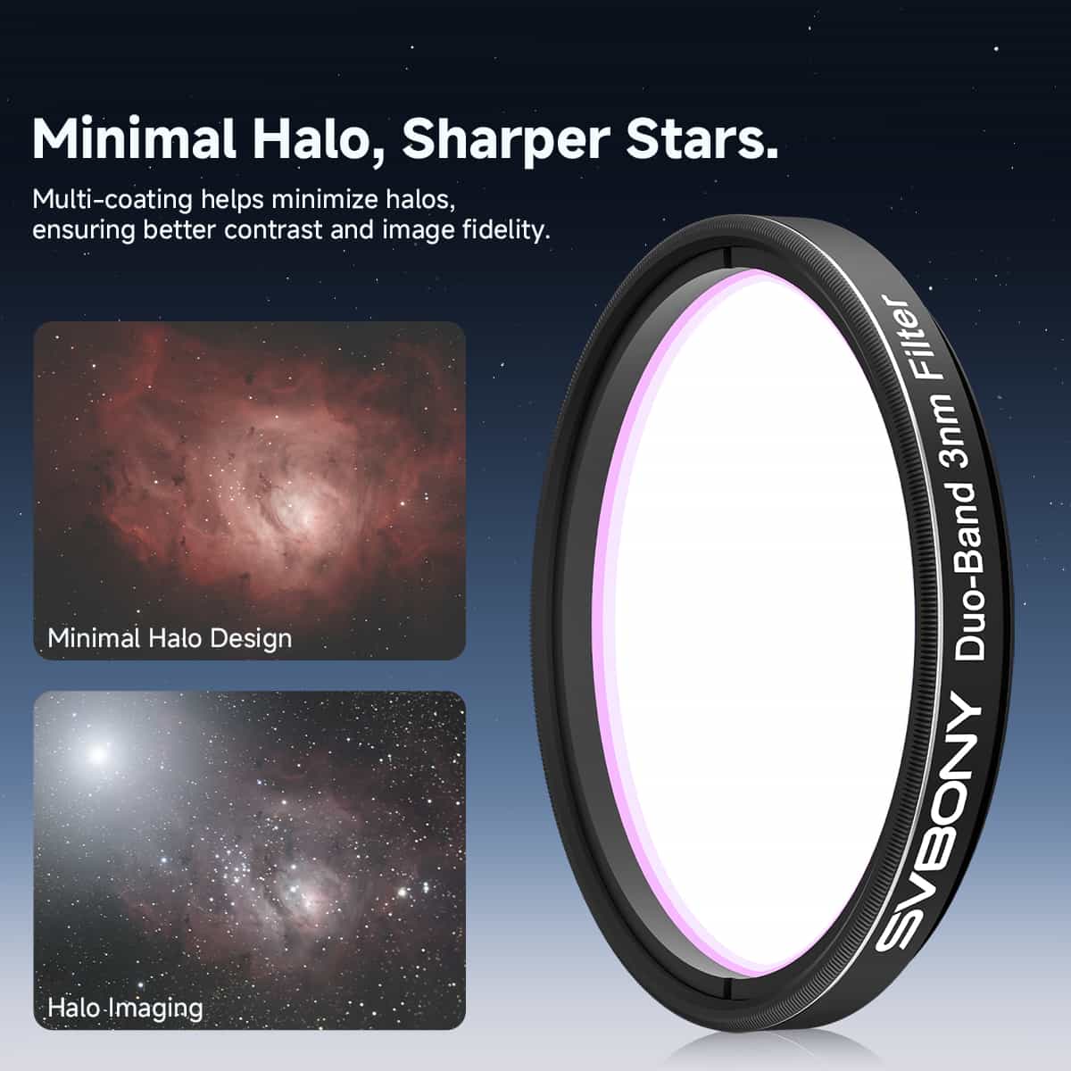 SVBONY SV220 2 inch 3nm filter coating