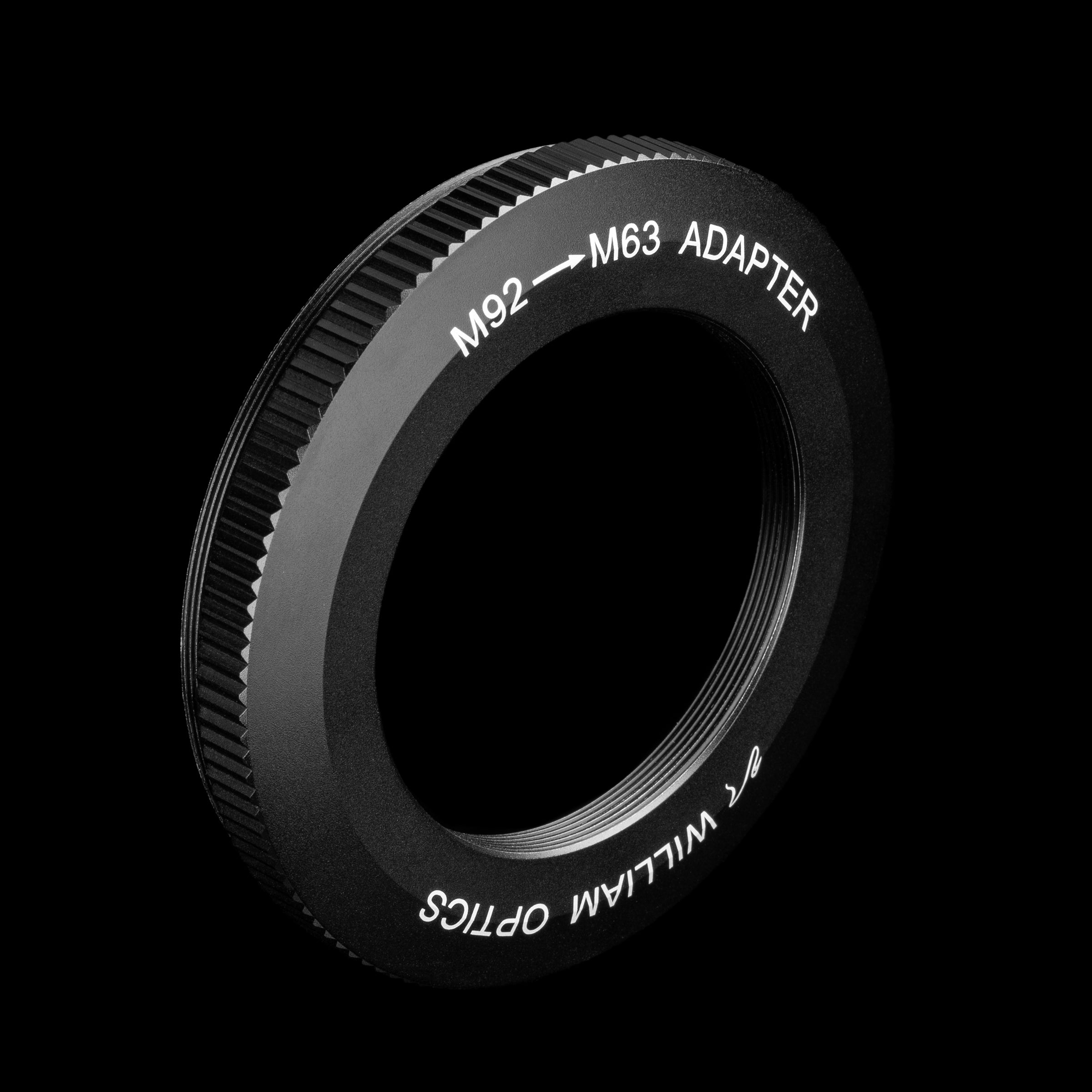 William Optics M92 to M63 adapter for flattener and reducer compatibility