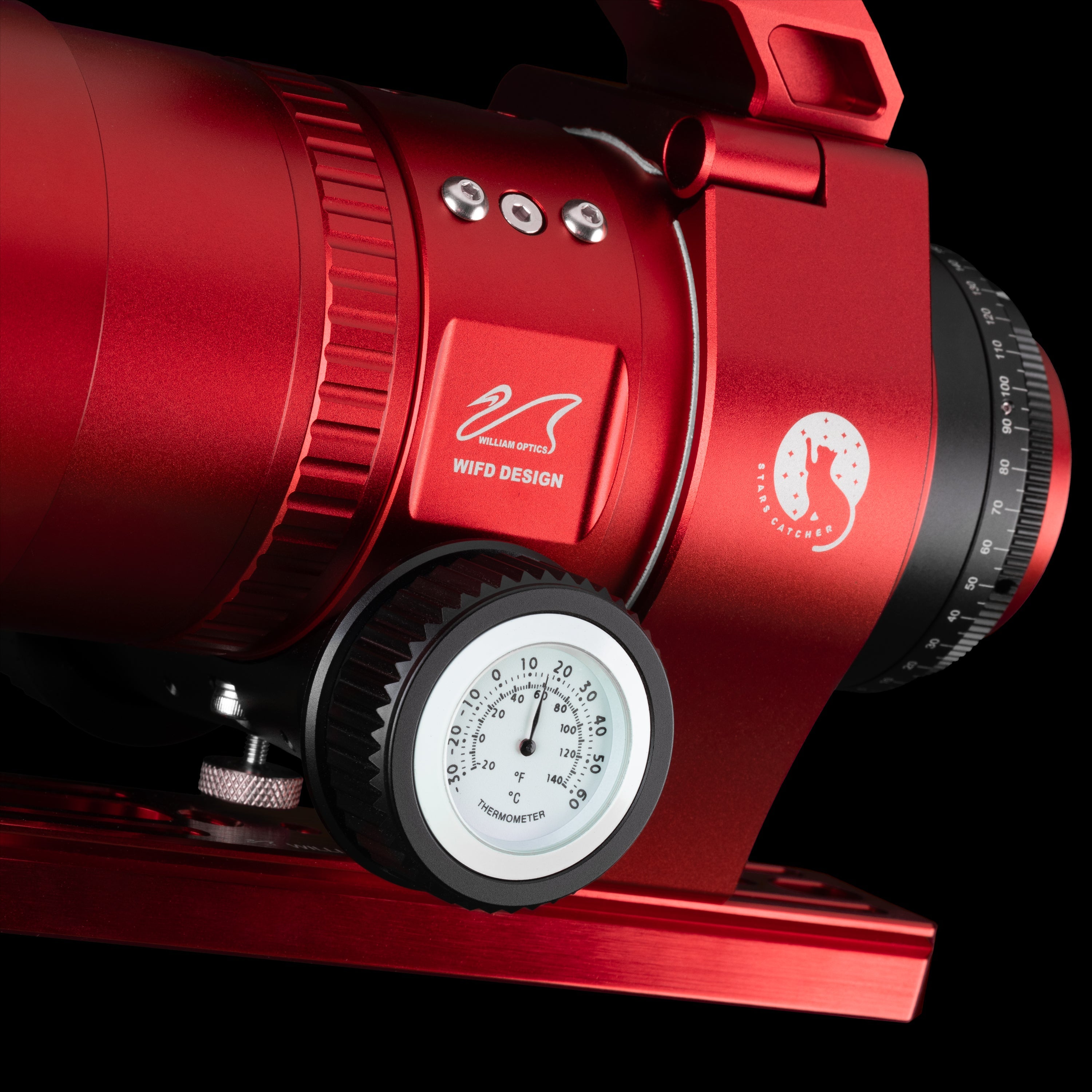 William Optics MiniCat 51 WIFD close-up detail for astrophotography