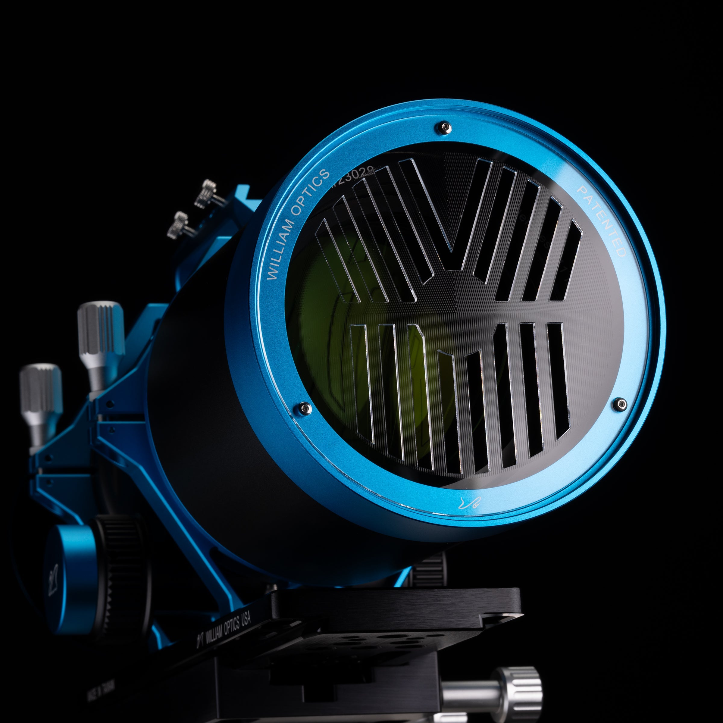 William Optics Pleiades 111 camera rotator and tilt adapter detail