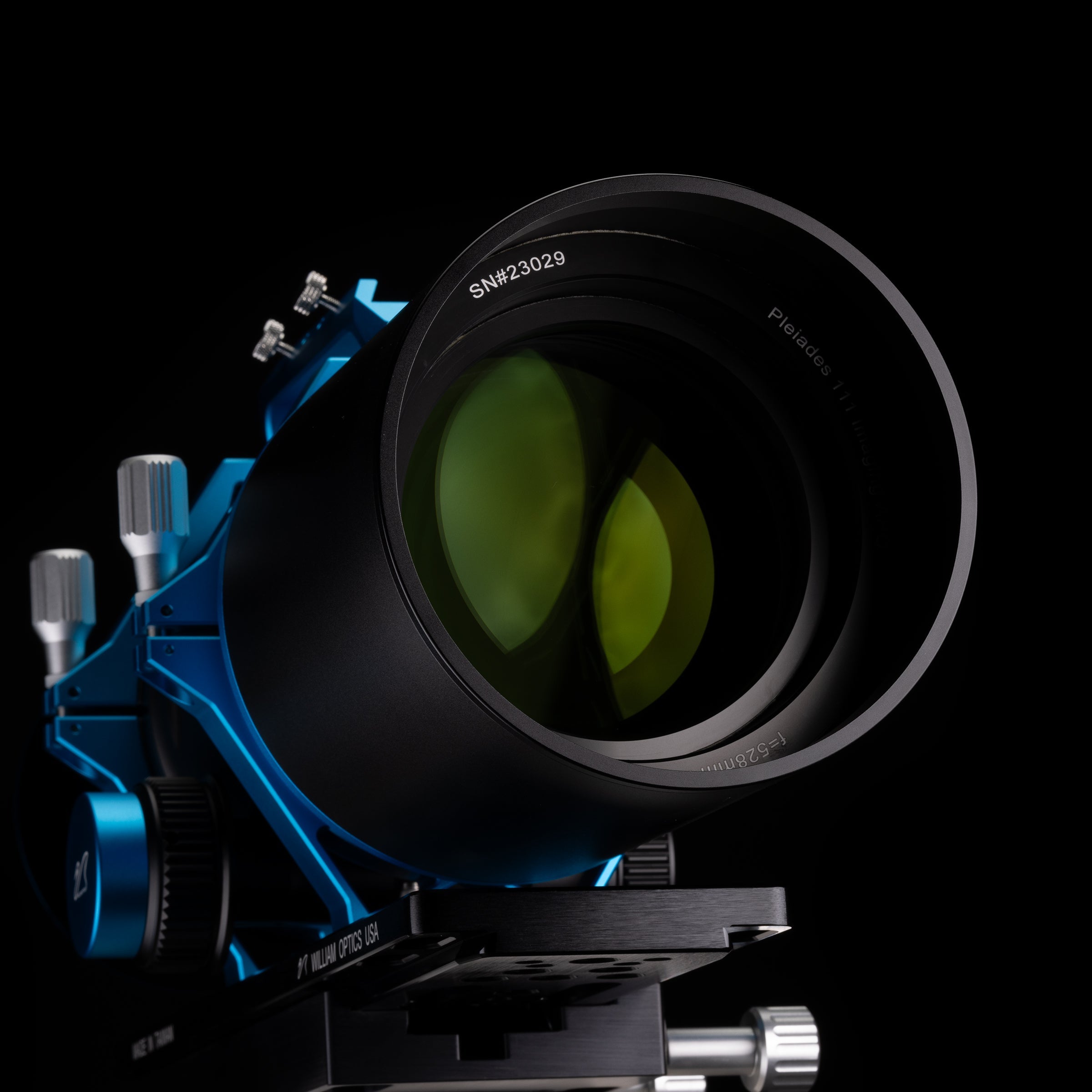 William Optics Pleiades 111 7-element astrograph detail view
