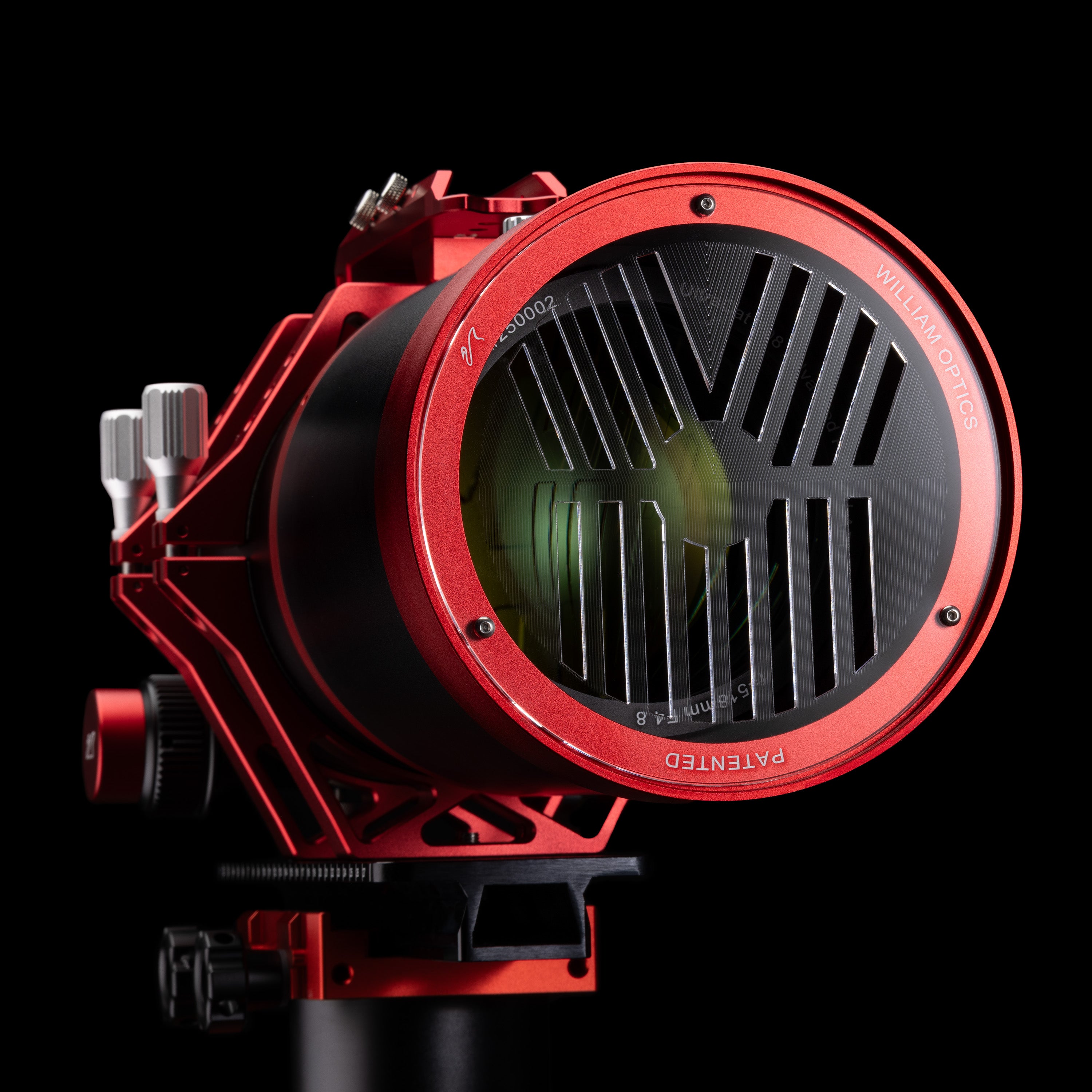 William Optics Ultra-Cat 108 detail view of imaging hardware and focuser