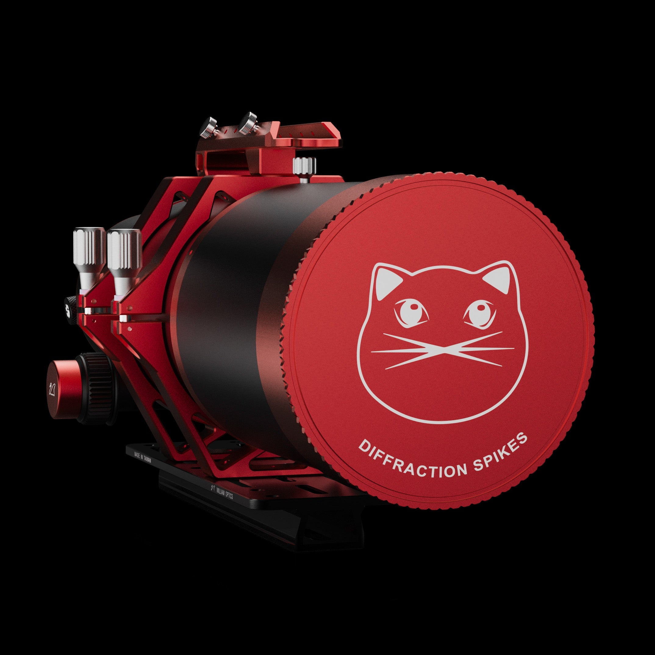 William Optics Ultra-Cat 108 front view of 108mm apochromatic astrograph objective