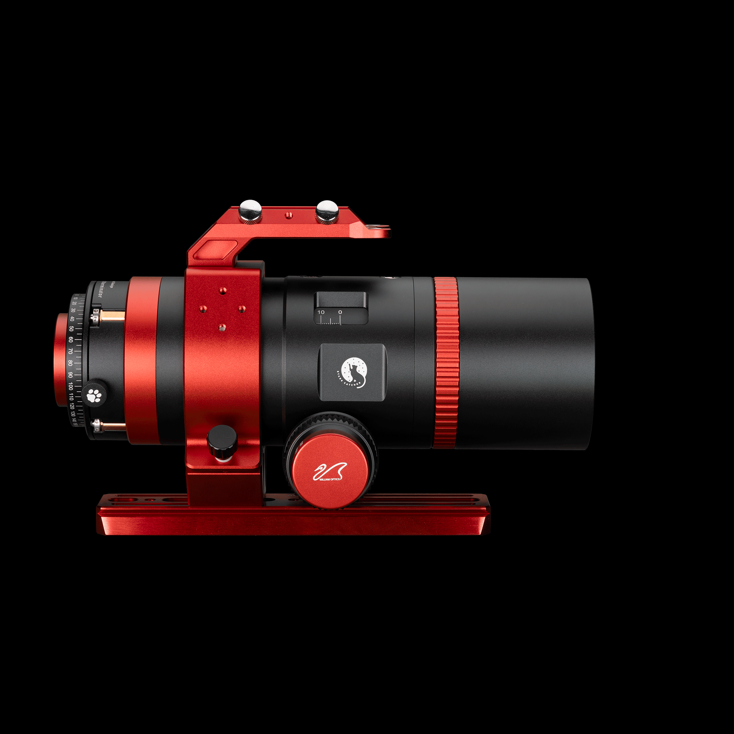 William Optics Ultra-Cat 56 side view showing compact travel astrograph design