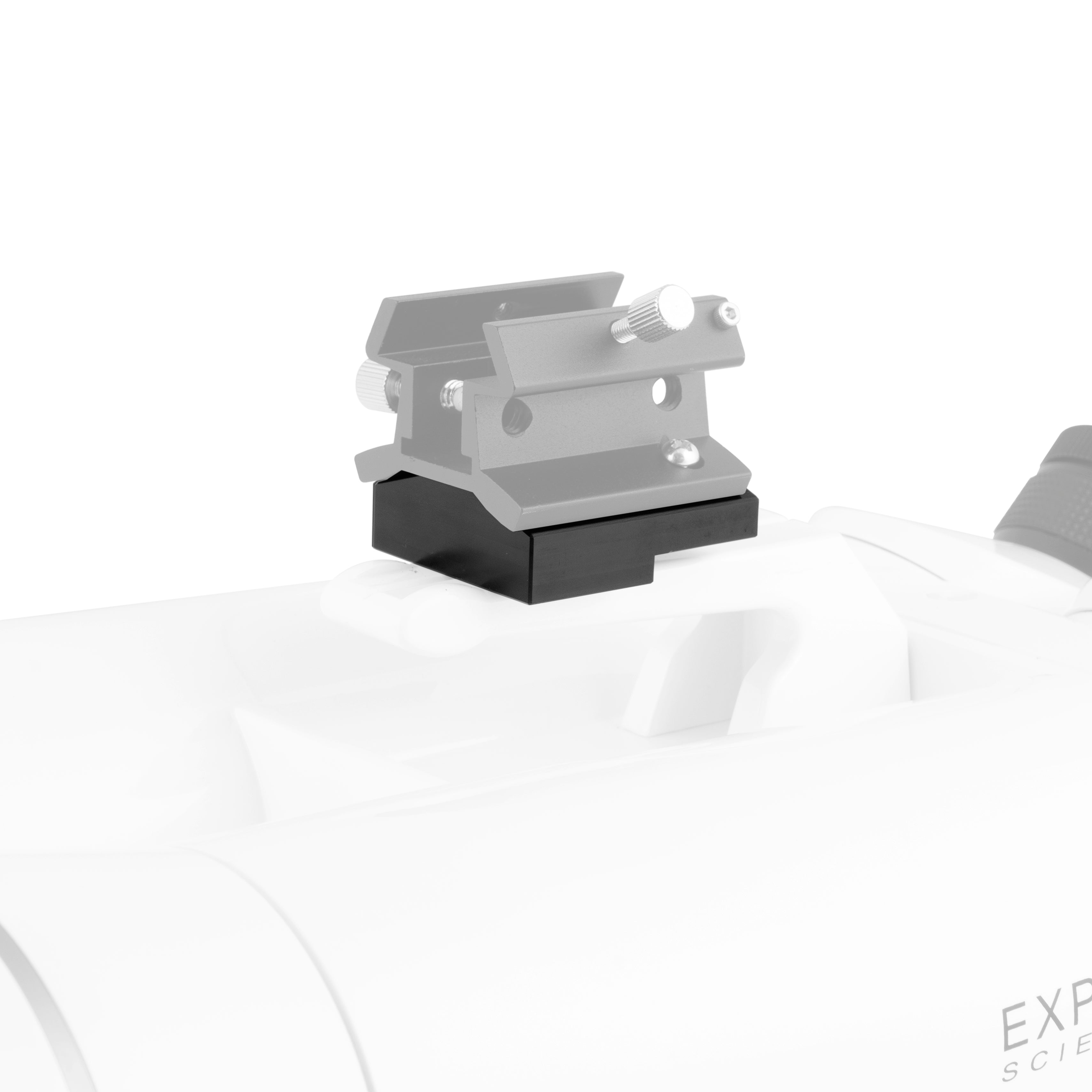 Finder adapter bracket showing mounting face for the Hybrid 2N1 finder base