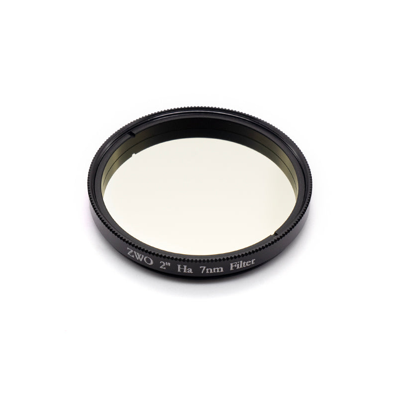 ZWO H-alpha 7nm narrowband filter 2 inch mounted for monochrome deep-sky astrophotography of emission nebulae