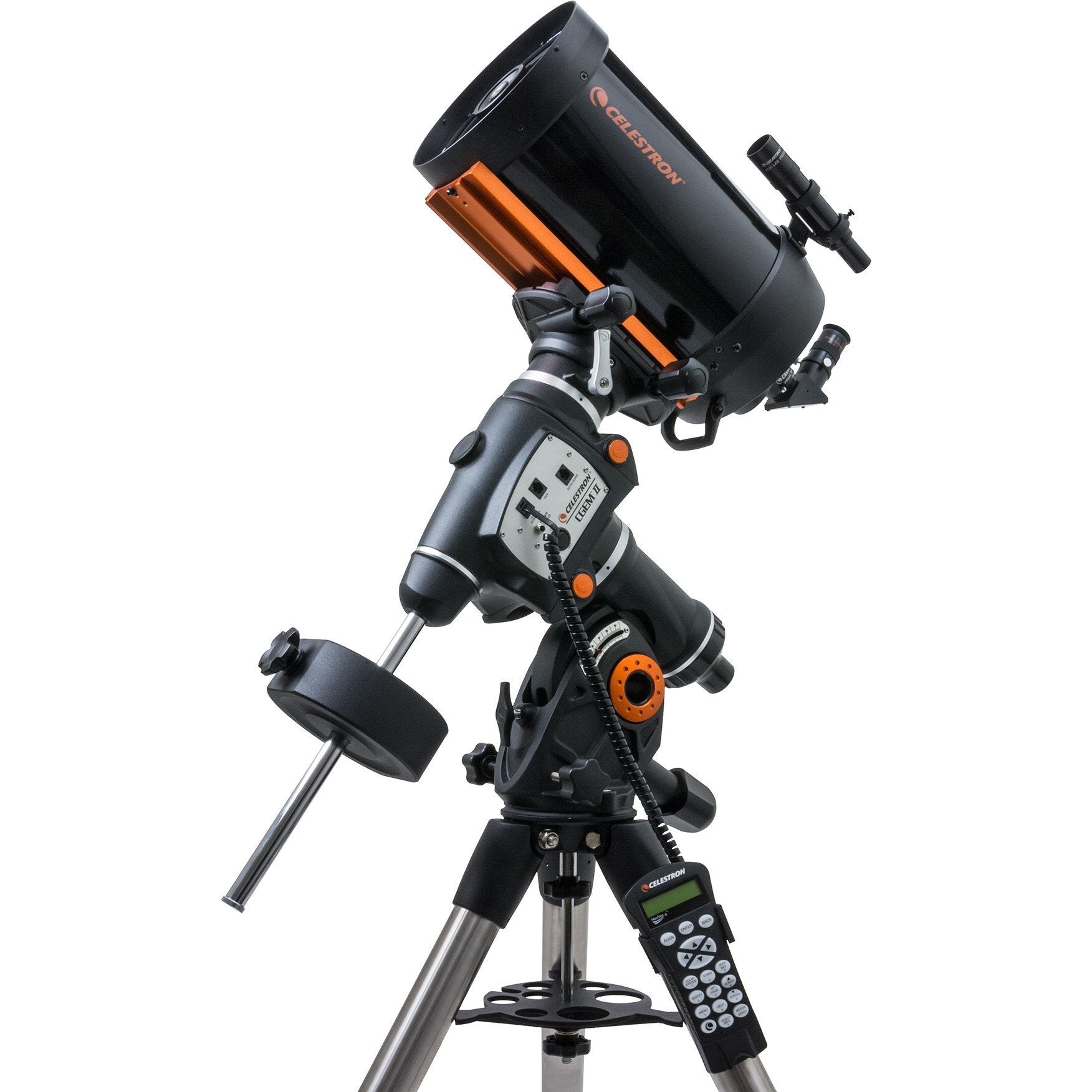 Celestron CGEM II 800 8-inch Schmidt-Cassegrain telescope on CGEM II computerized German equatorial mount for deep-sky and planetary imaging