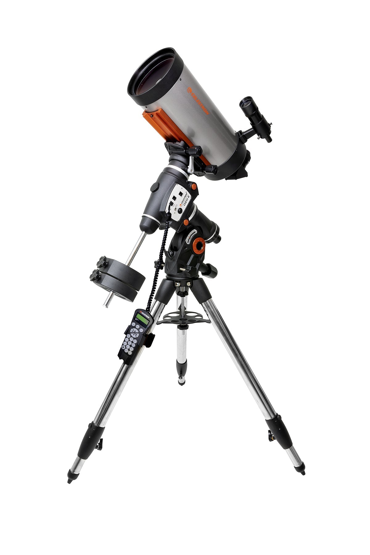 Celestron CGEM II 700 7-inch Maksutov-Cassegrain telescope on CGEM II computerized German equatorial mount for high-contrast planetary and lunar observing