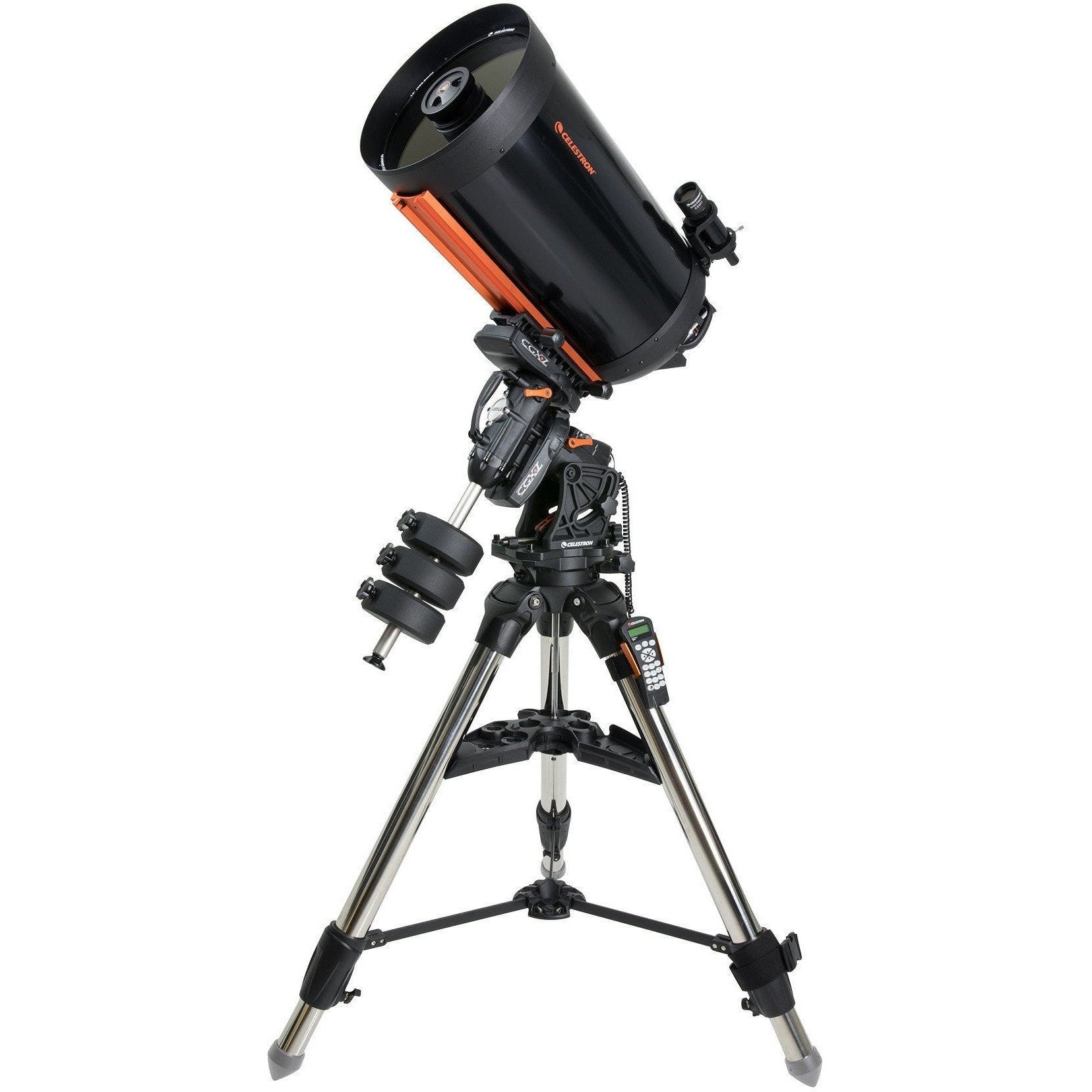 Celestron CGX-L Equatorial 1400 14-inch Schmidt-Cassegrain telescope on CGX-L computerized German equatorial mount for deep-sky and planetary imaging