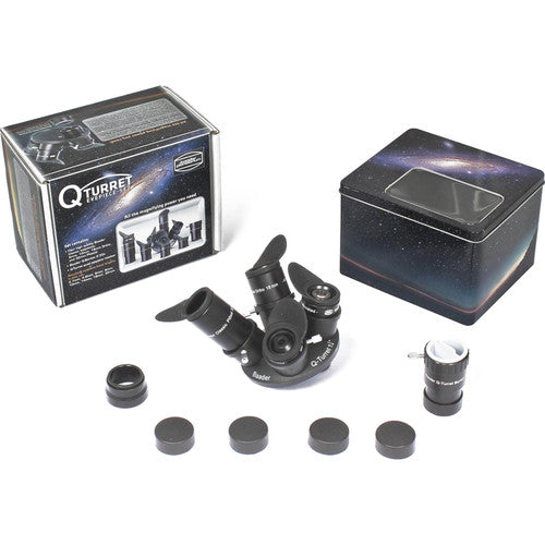 Baader Q-Turret Eyepiece Set (Eyepiece Revolver, 4x Classic Ortho, 1x Q-Barlow 2.25x)