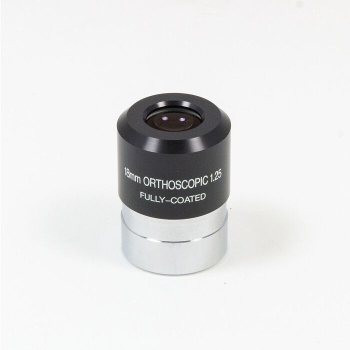 Takahashi Starbase OR-18mm orthoscopic eyepiece barrel and eyecup detail