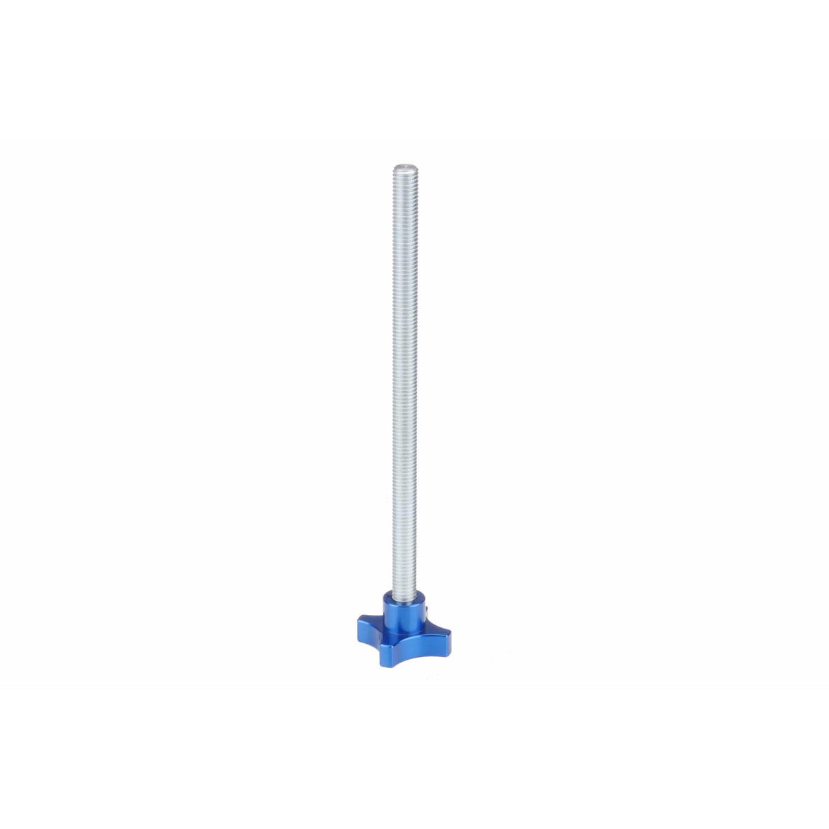 JMI 1/2 inch leveling screw knurled knob and 10 inch threaded shaft detail for Wheeley Bar leveling