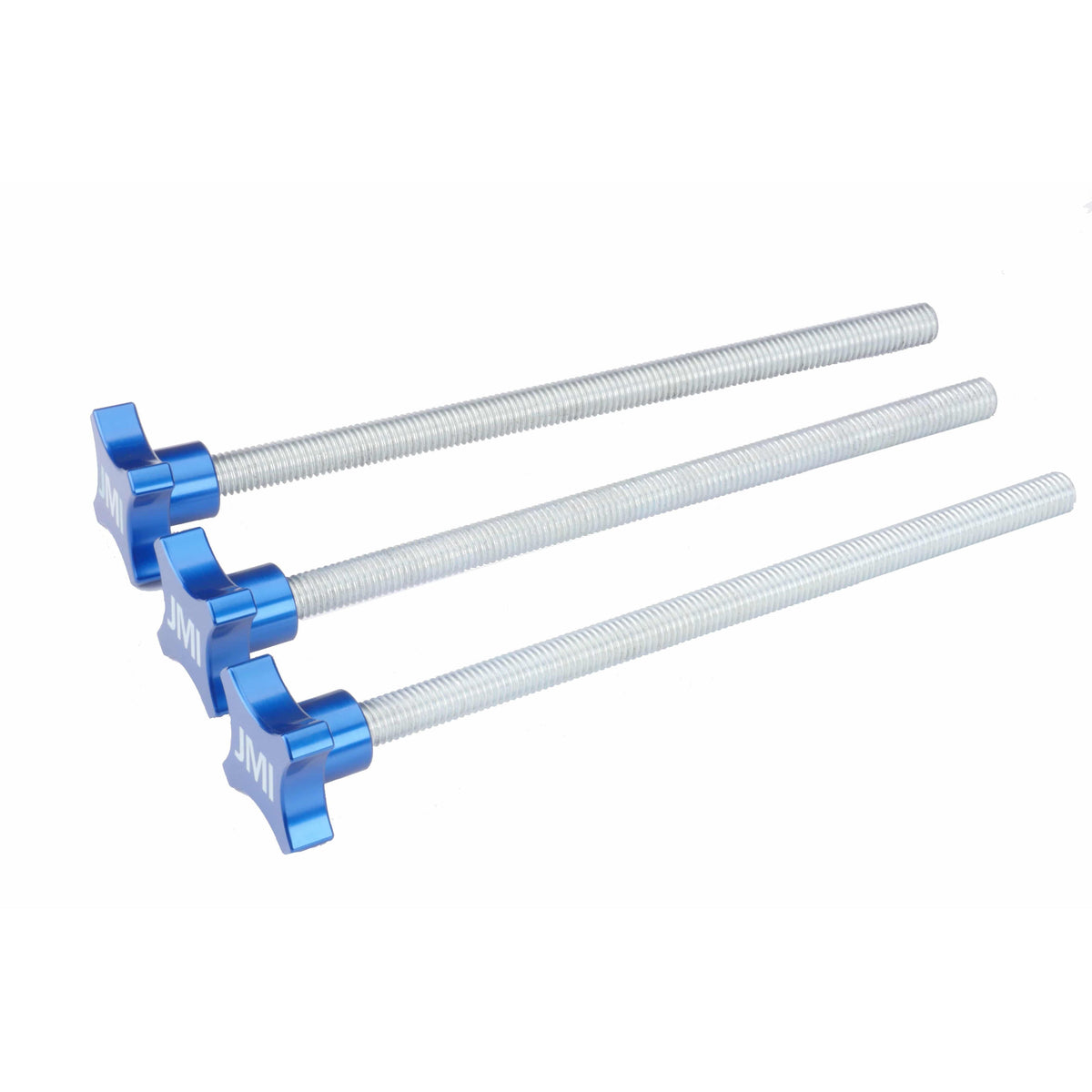 JMI 1/2 inch replacement leveling screws, alternate view, spare set for Universal-style Wheeley Bars