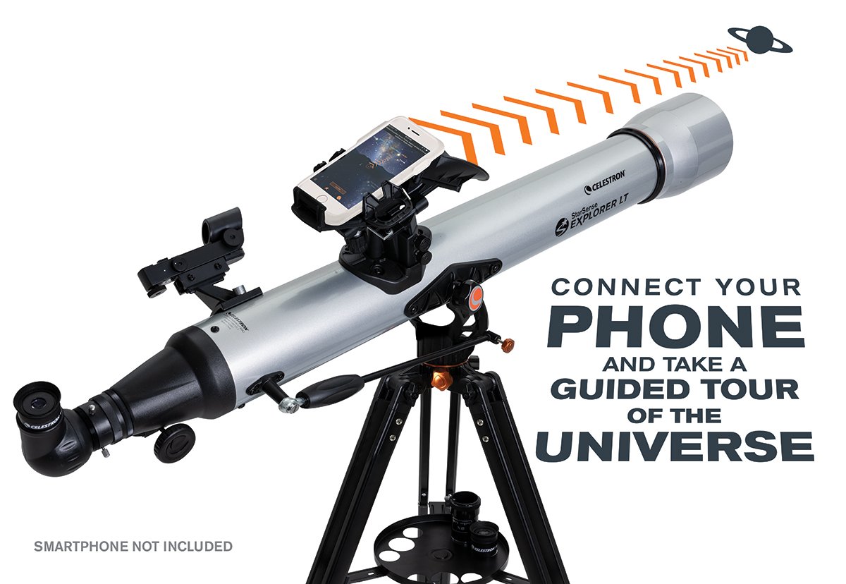Celestron StarSense Explorer™ LT 80AZ Smartphone App-enabled Refractor Telescope