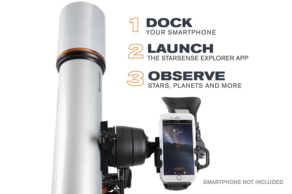 Celestron StarSense Explorer DX 102AZ Smartphone App-enabled Refractor Telescope