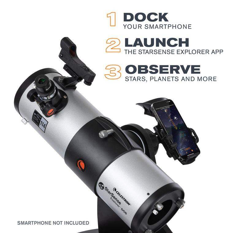 STARSENSE EXPLORER 114MM SMARTPHONE APP-ENABLED TABLETOP DOBSONIAN TELESCOPE