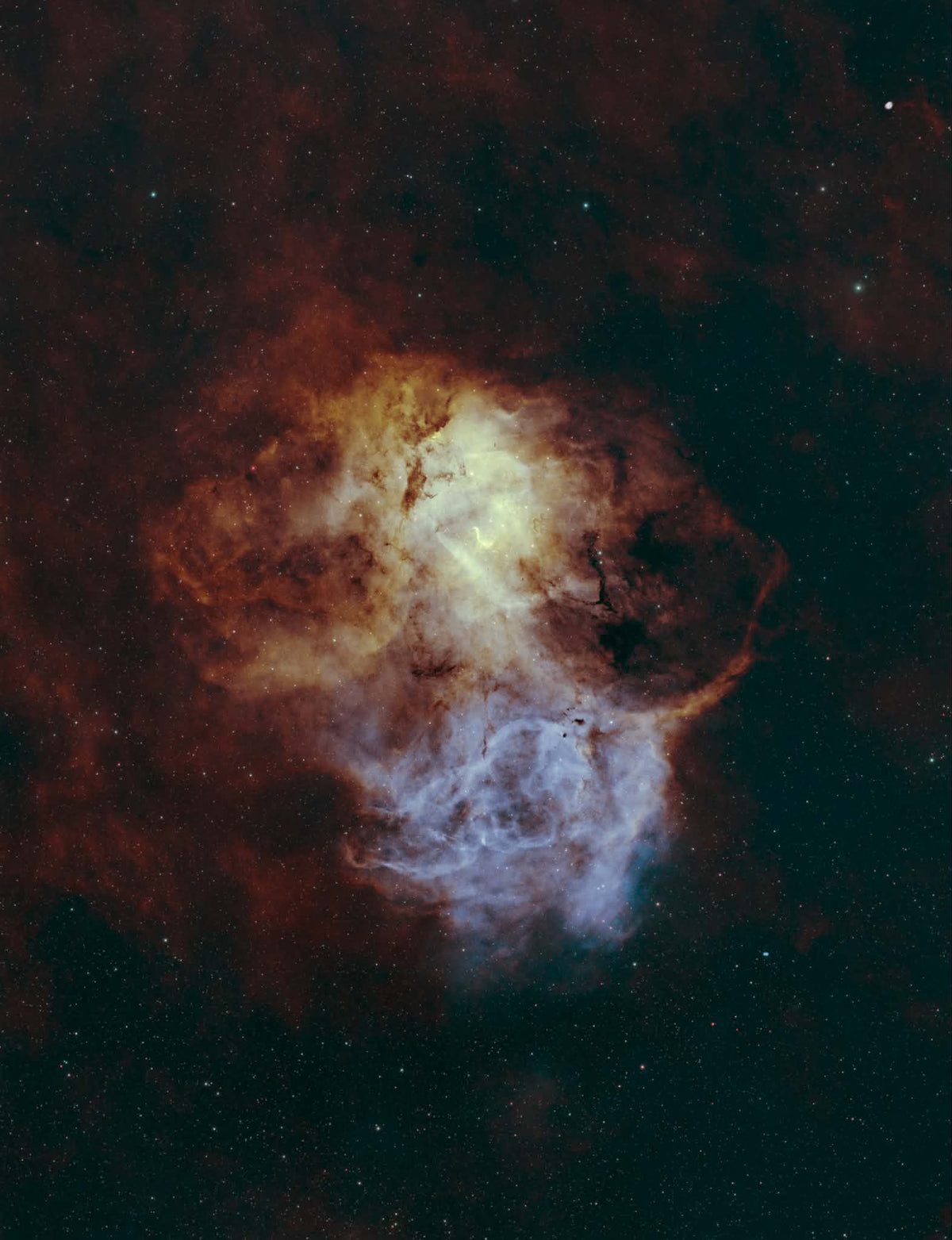 SH2-132 The Lion Nebula