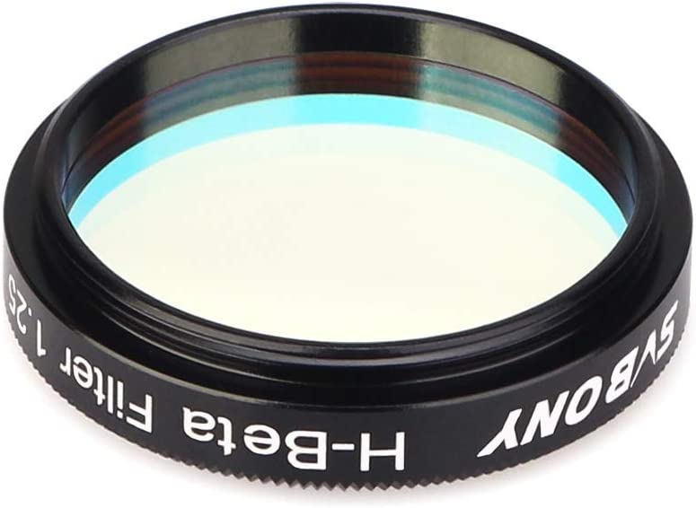 SVBONY SV132 1.25 inch H-Beta filter coated glass