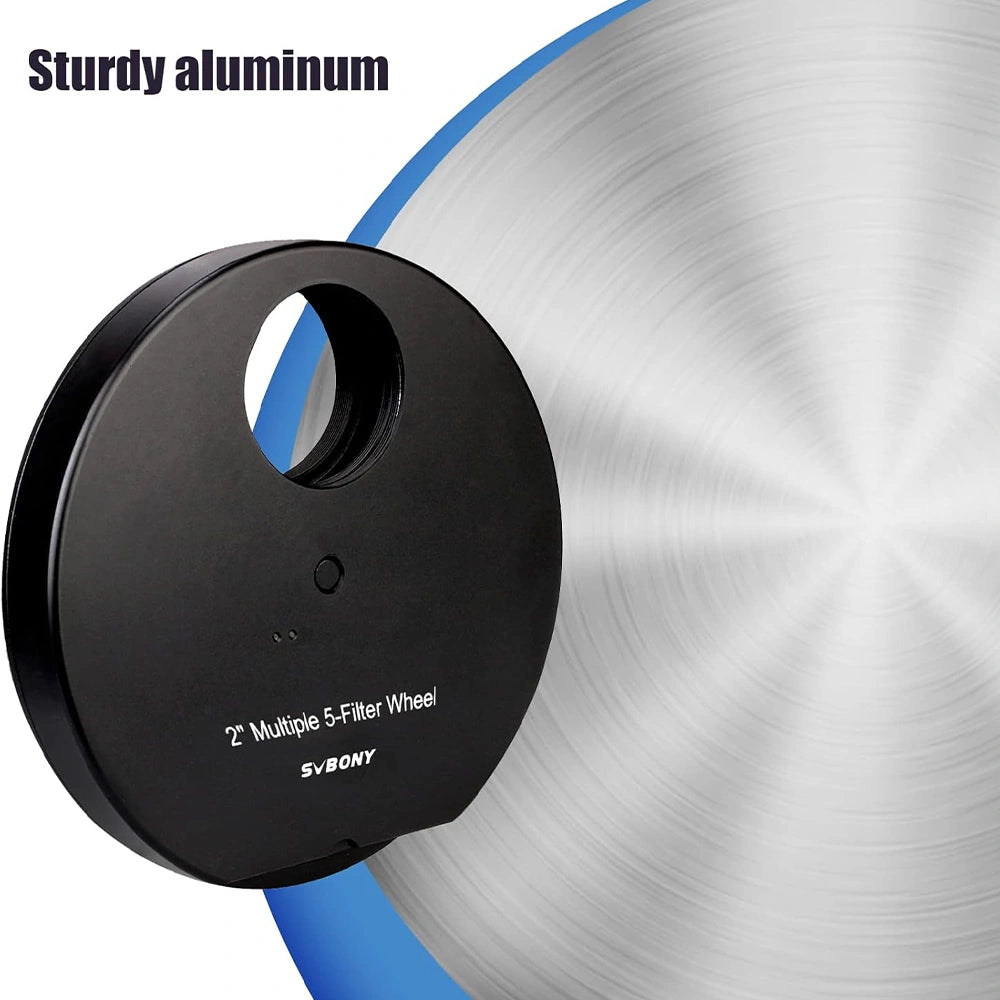 SVBONY SV133 2 inch filter wheel five filter positions
