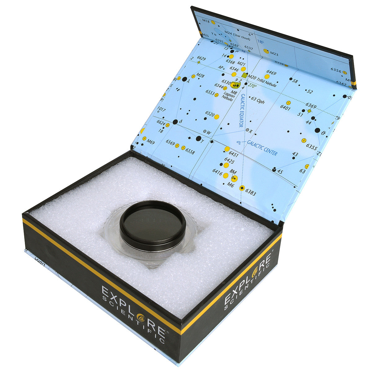 Explore Scientific neutral density filter in its printed retail box