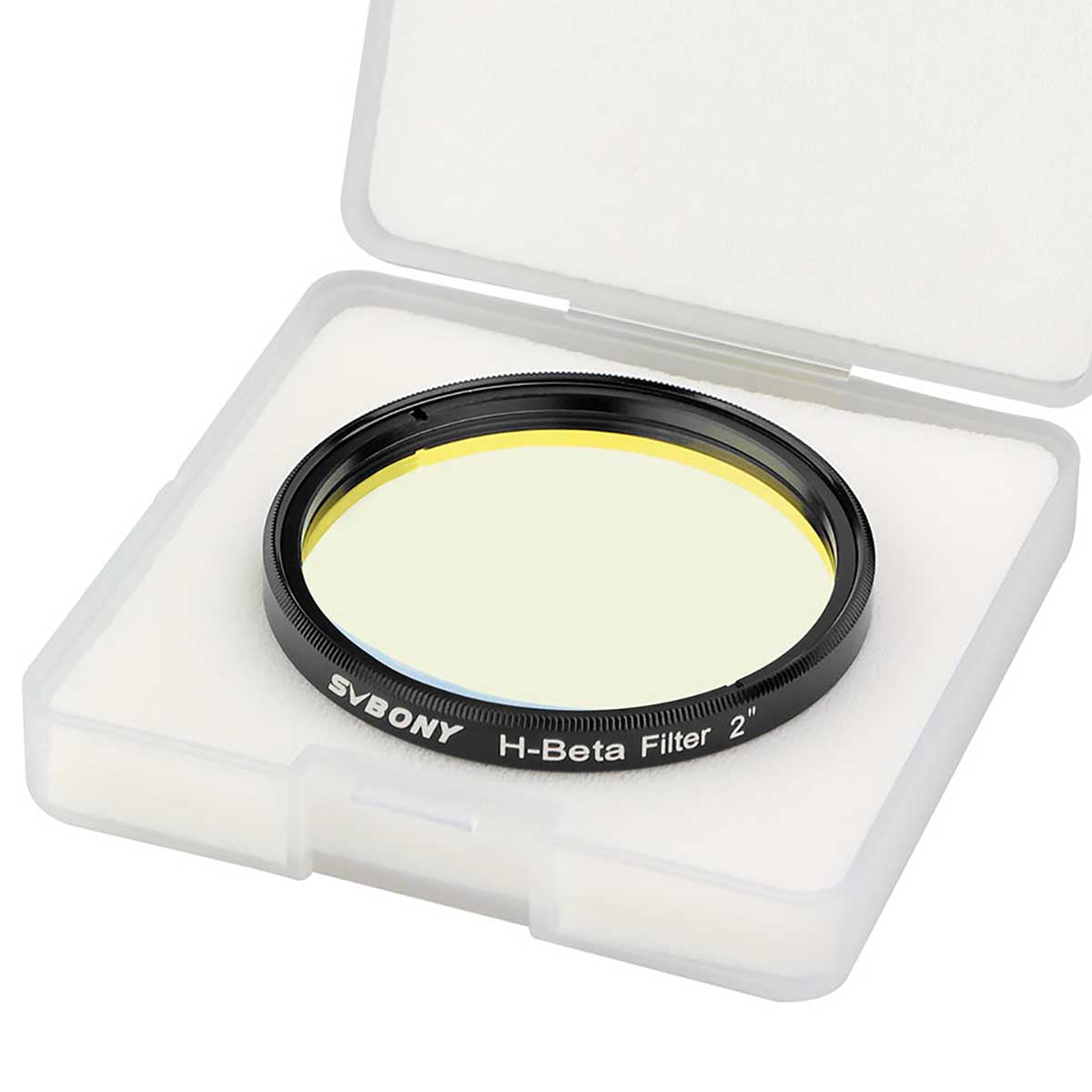 SVBONY SV132 2 inch H-Beta visual nebula filter, front view