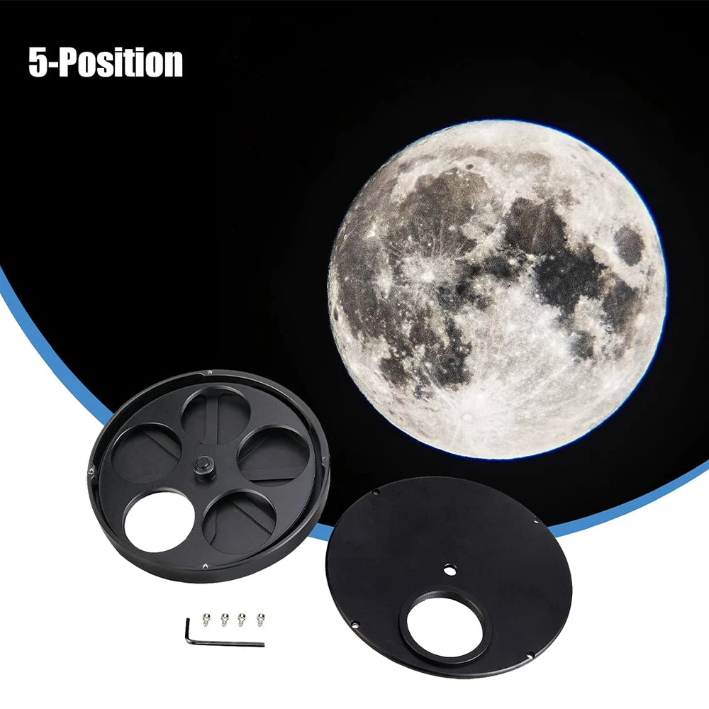 SVBONY SV133 2 inch filter wheel detail