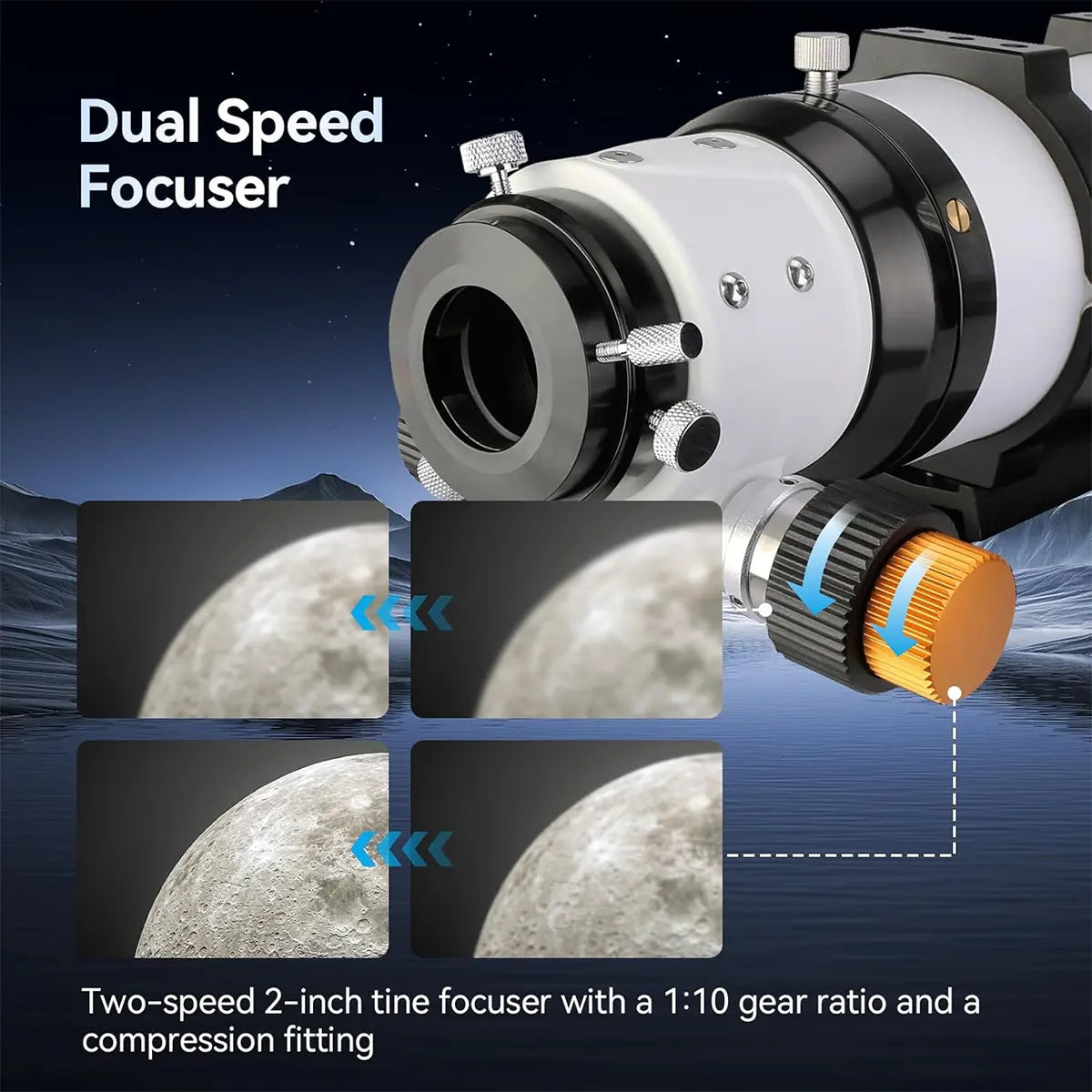 SVBONY SV503 80ED f/7 ED doublet refractor OTA for observing and astrophotography