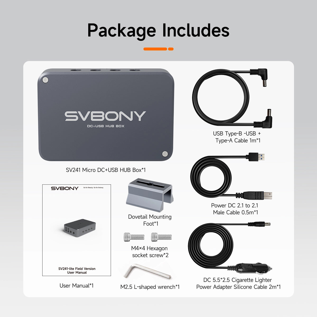 SVBONY SV241 astronomy DC and USB hub box for astrophotography power and cable management
