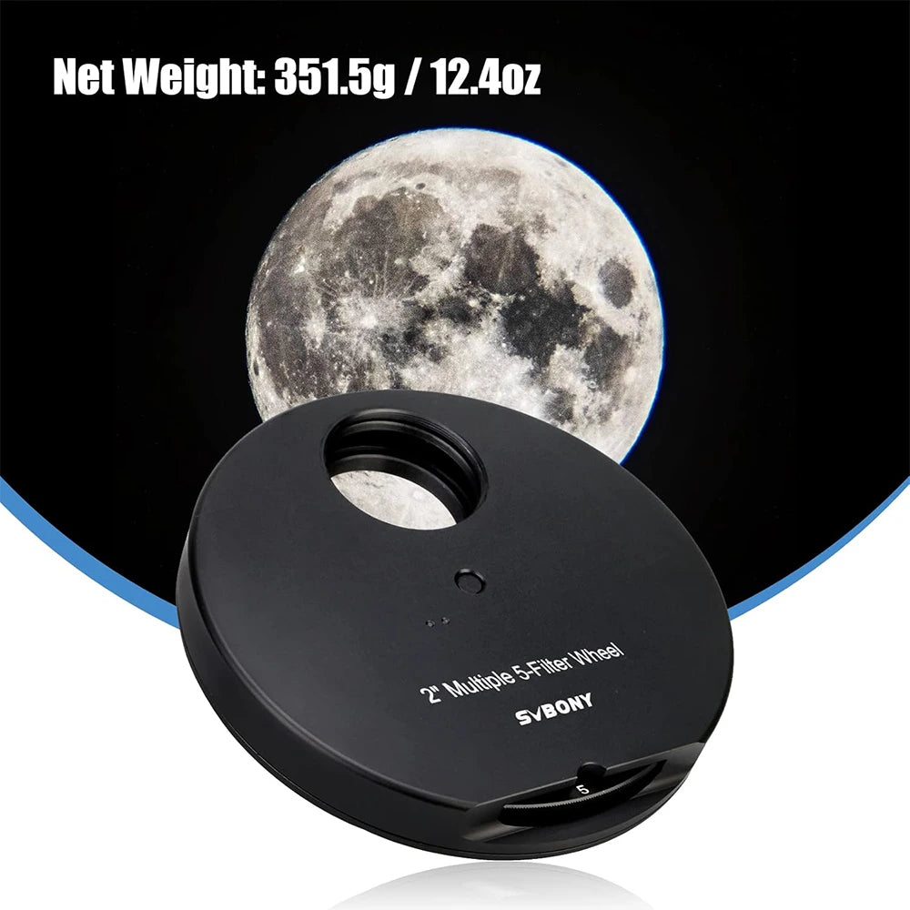 SVBONY SV133 2 inch filter wheel connection side
