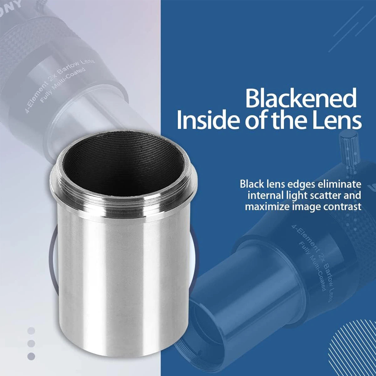 SVBONY SV216 2x Barlow lens for planetary imaging