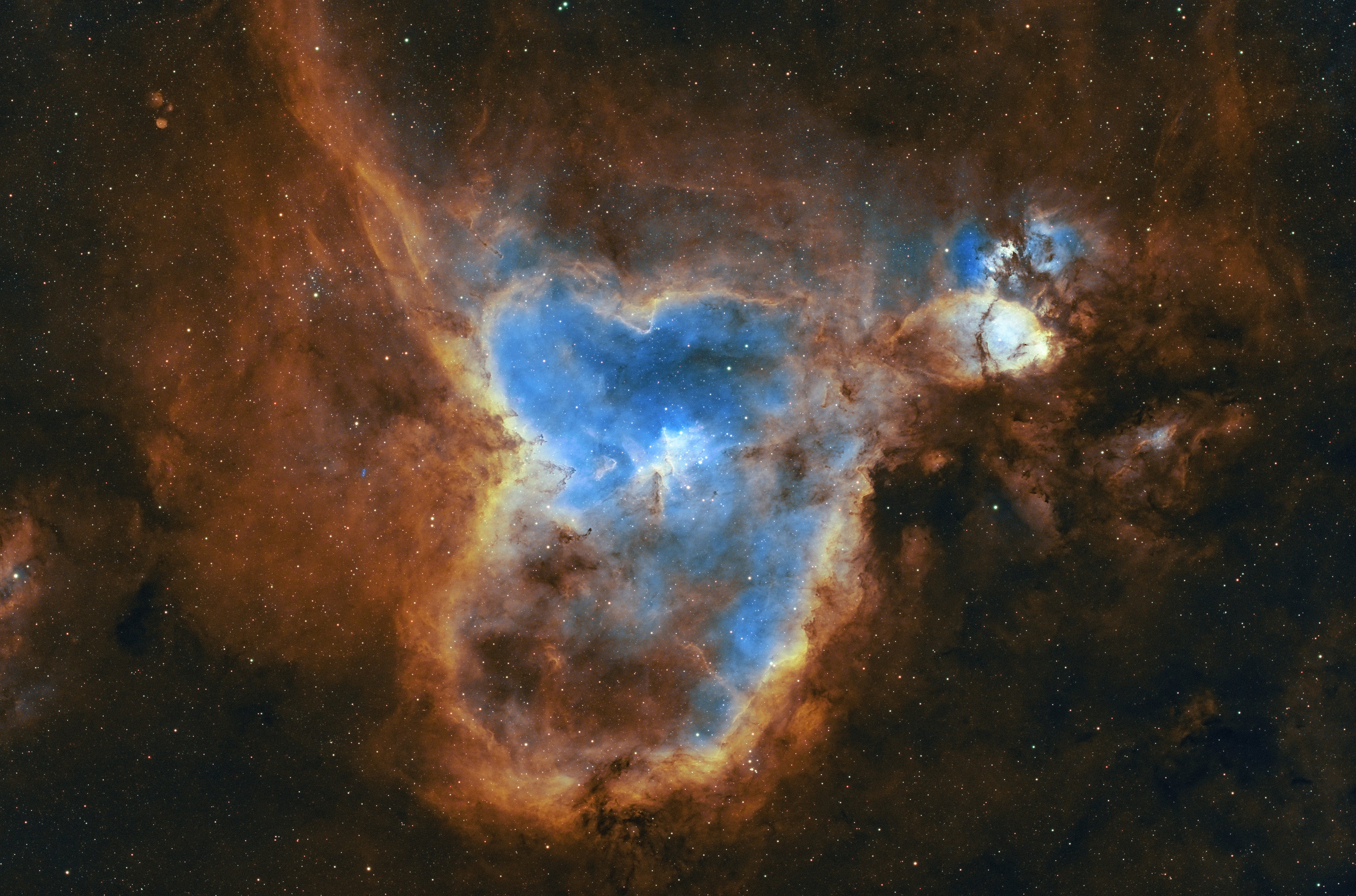 Askar SQA70 - sample image: IC1805 Heart Nebula, SQA70 + ZWO ASI2600MC