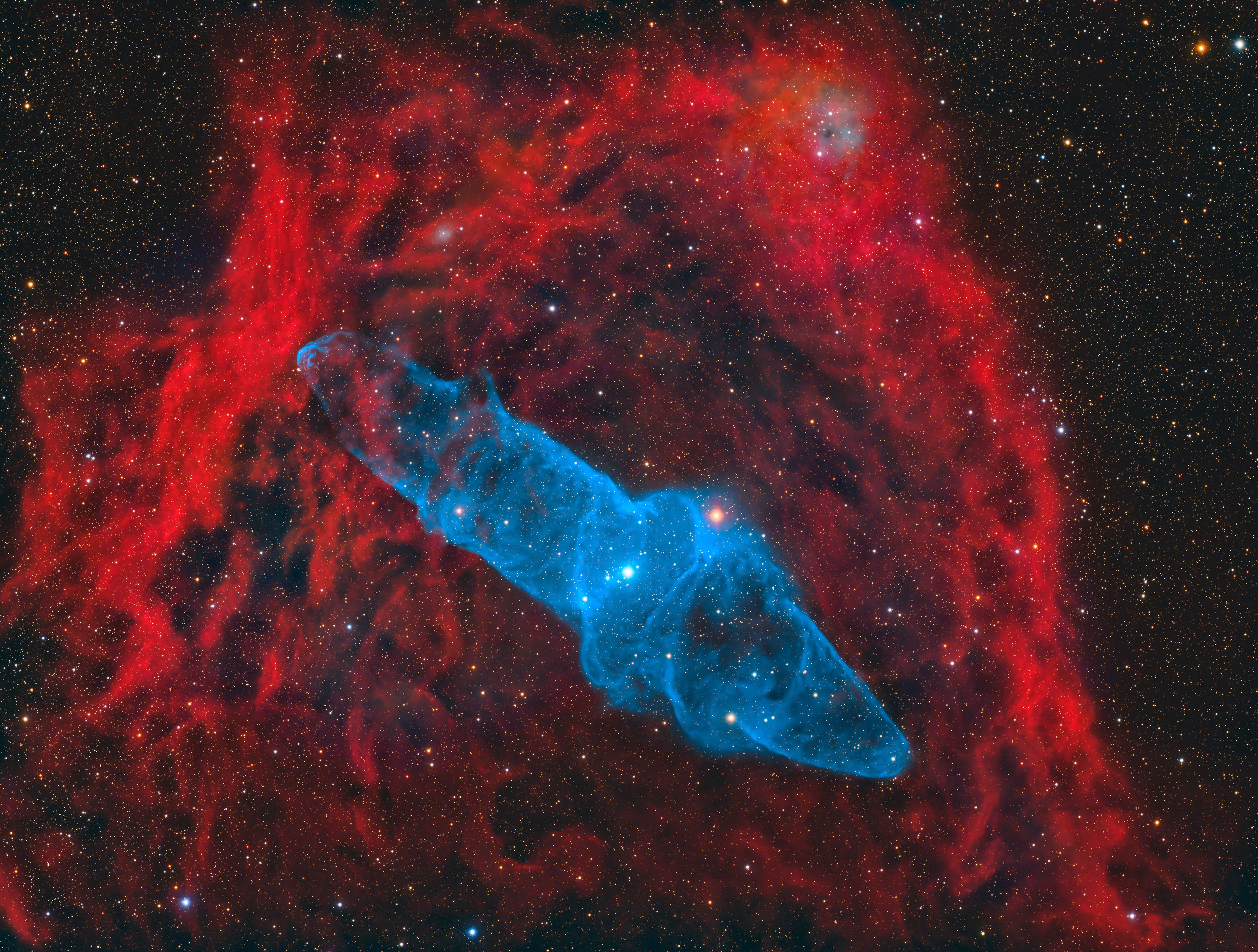 Askar SQA106 - sample image: The Cosmic Squid, SQA106 + ZWO ASI 1600MM Pro