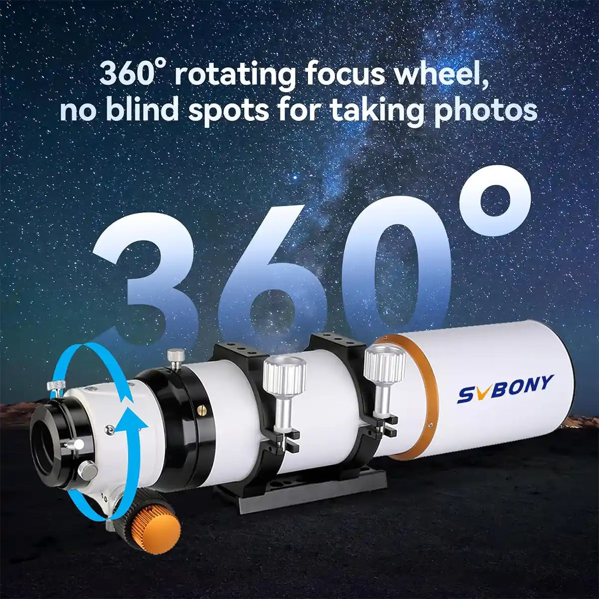 SVBONY SV503 80ED f/7 ED doublet refractor OTA for observing and astrophotography