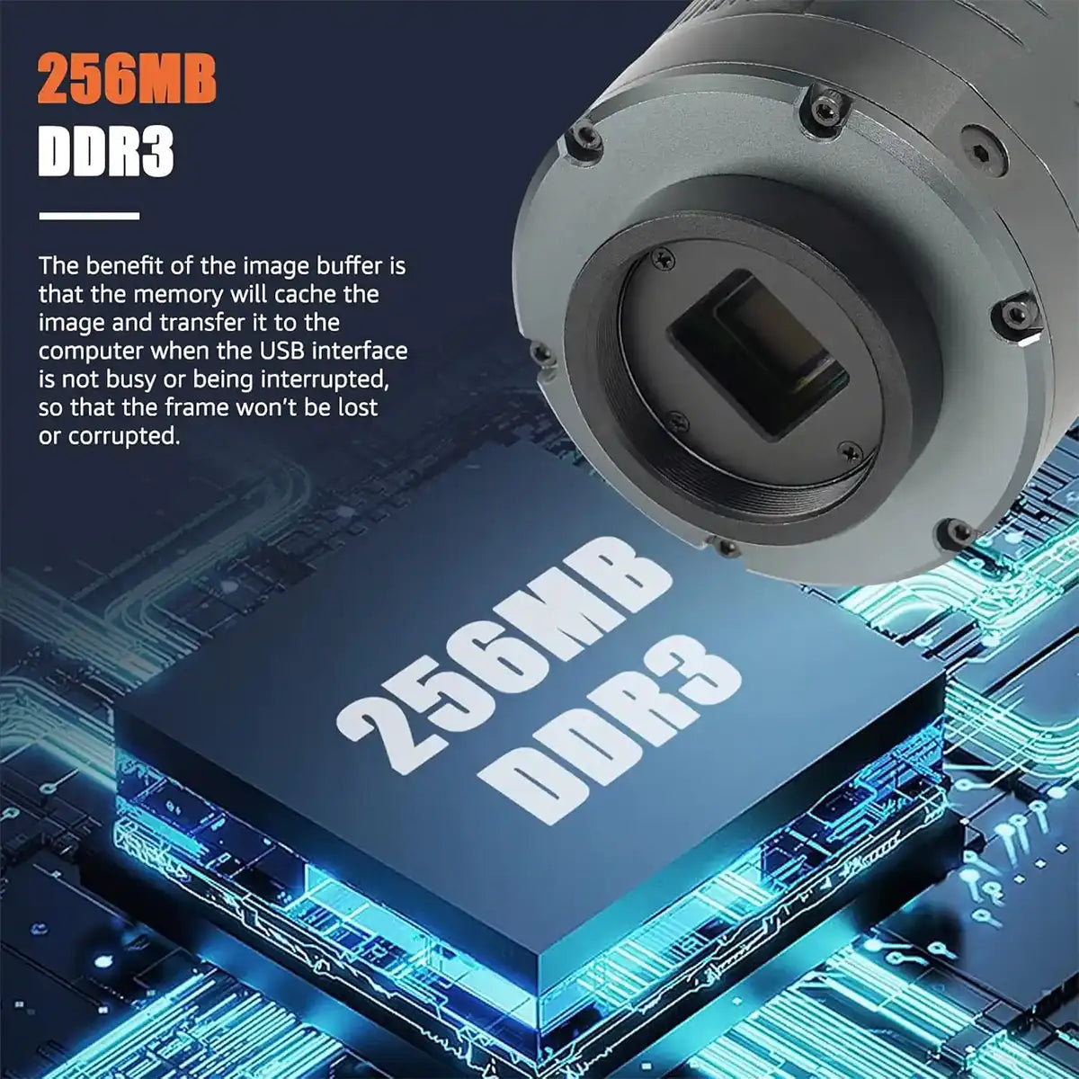 SVBONY SV605MC cooled monochrome astronomy camera with Sony IMX533 sensor for narrowband deep-sky imaging