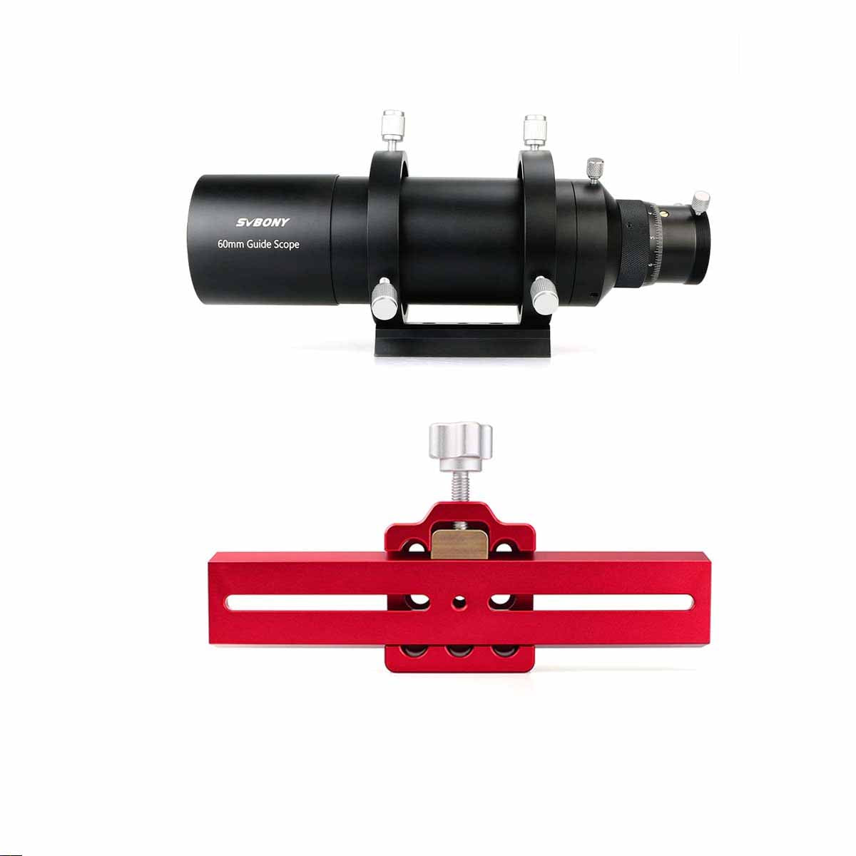SVBONY SV106 60mm f/4 guide scope with helical focuser for autoguiding deep-sky astrophotography