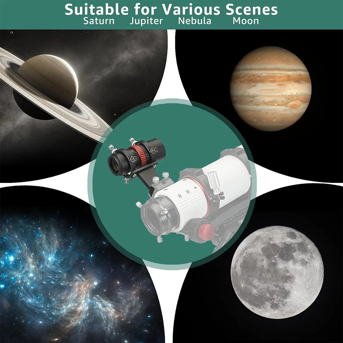SVBONY SV165 40mm f/4 mini guide scope for autoguiding deep-sky astrophotography