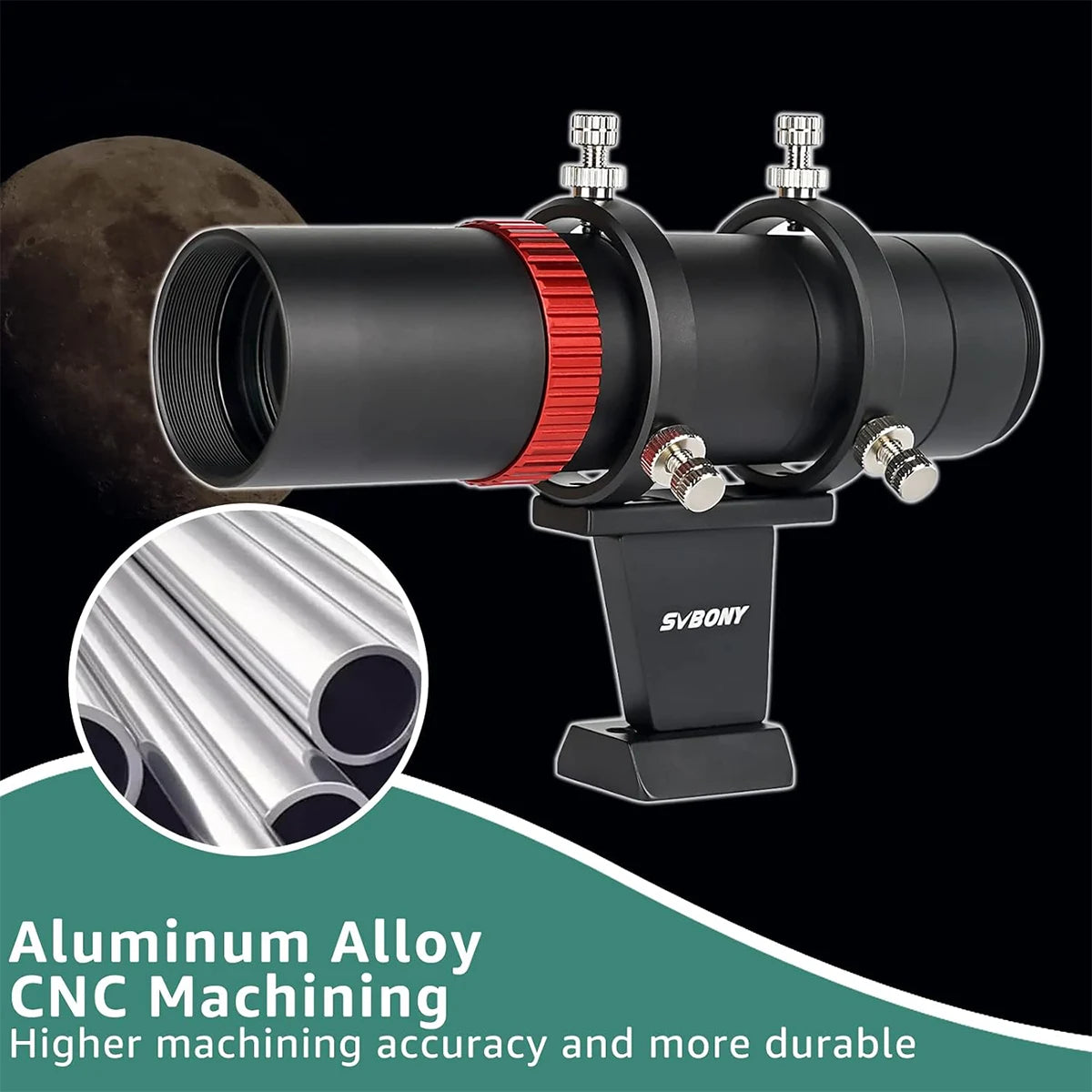 SVBONY SV165 40mm f/4 mini guide scope for autoguiding deep-sky astrophotography