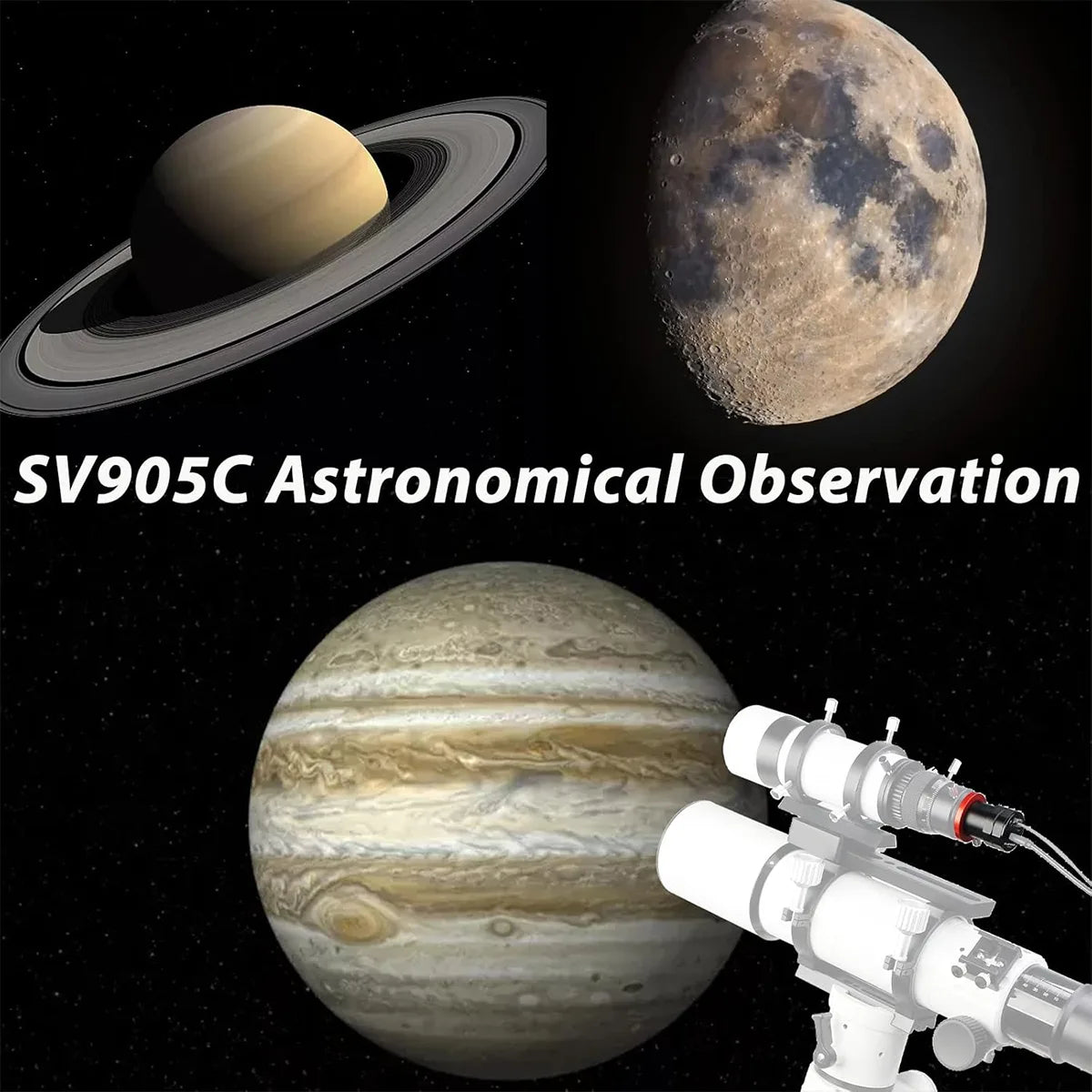 SVBONY SV905C 1.25 inch colour guide camera for autoguiding with guide scopes and off-axis guiders