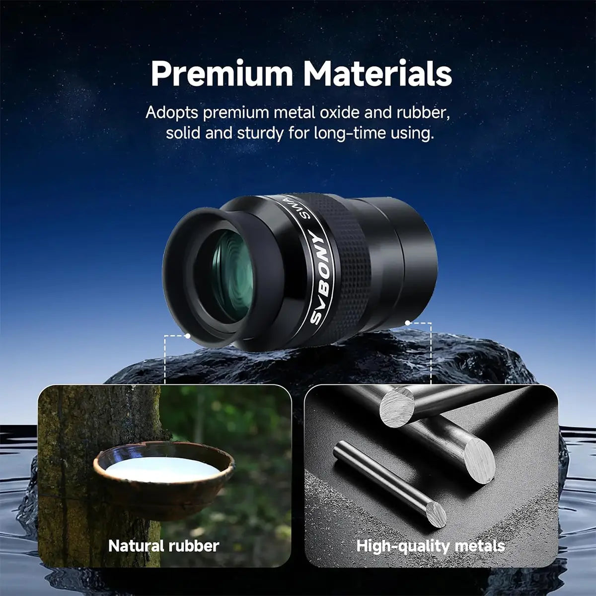 SVBONY SV154 2 inch 26mm 70 degree super wide angle eyepiece for low-power deep-sky observing