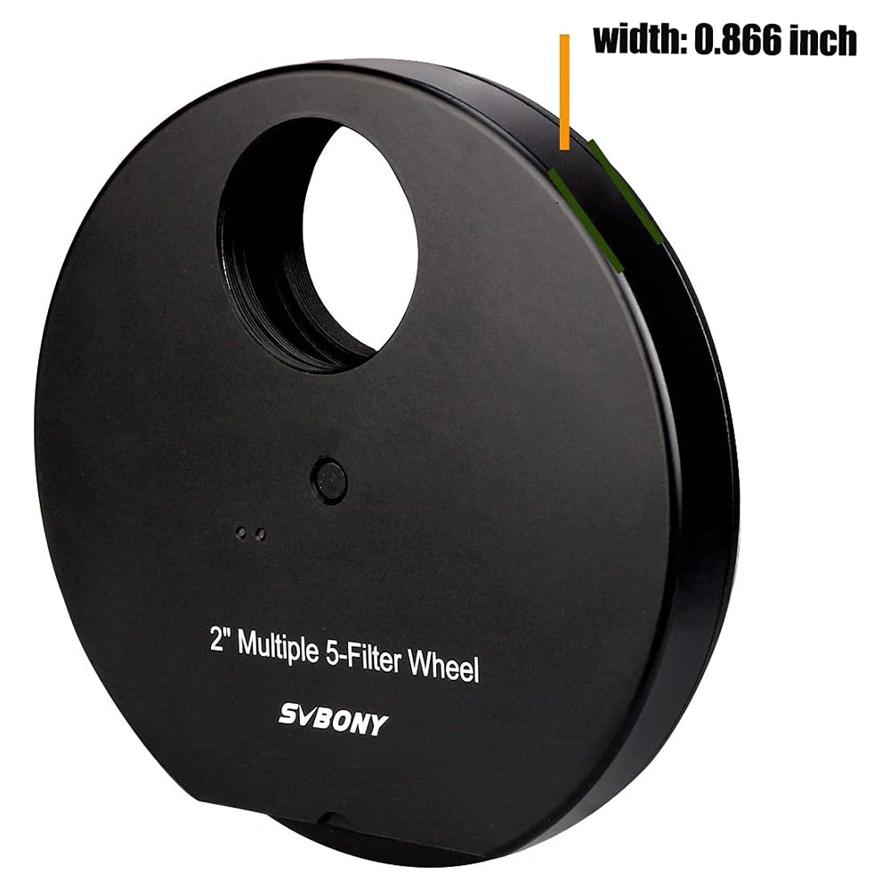 SVBONY SV133 2 inch filter wheel views