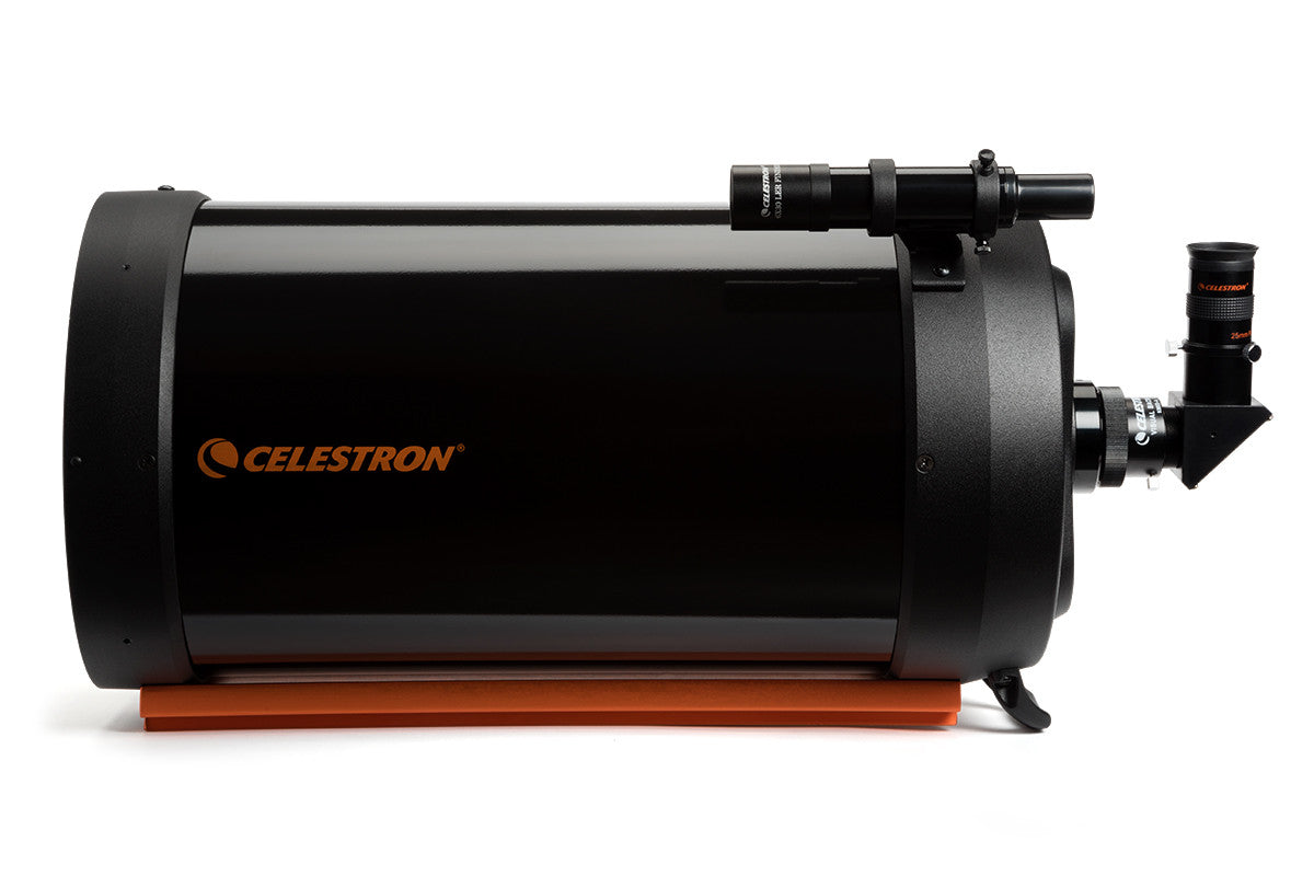 Celestron C9.25 optical tube rear cell and SCT visual back detail