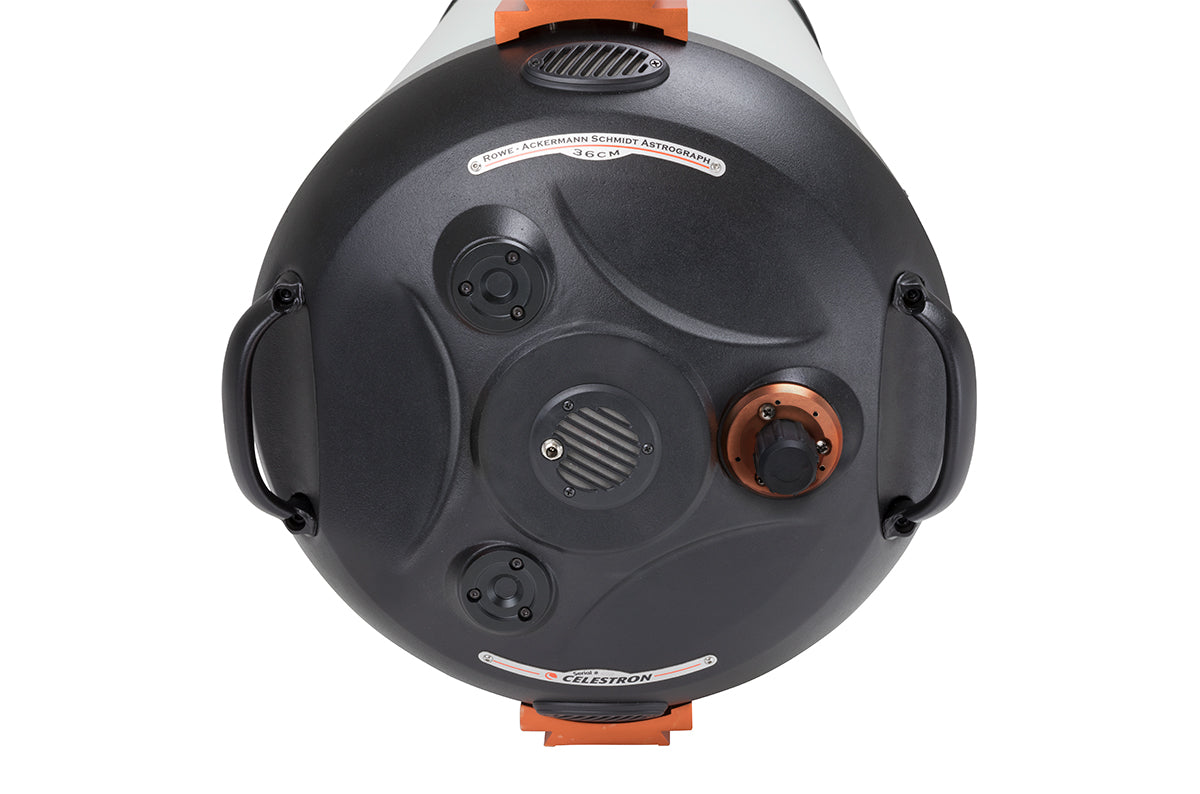 Celestron RASA 36 V2 carrying handles on rear cell