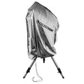 Celestron Weatherproof Telescope Cover 94039 silver aluminum-laminated cover for telescopes up to 11 inch, protecting a set-up rig from dew and dust